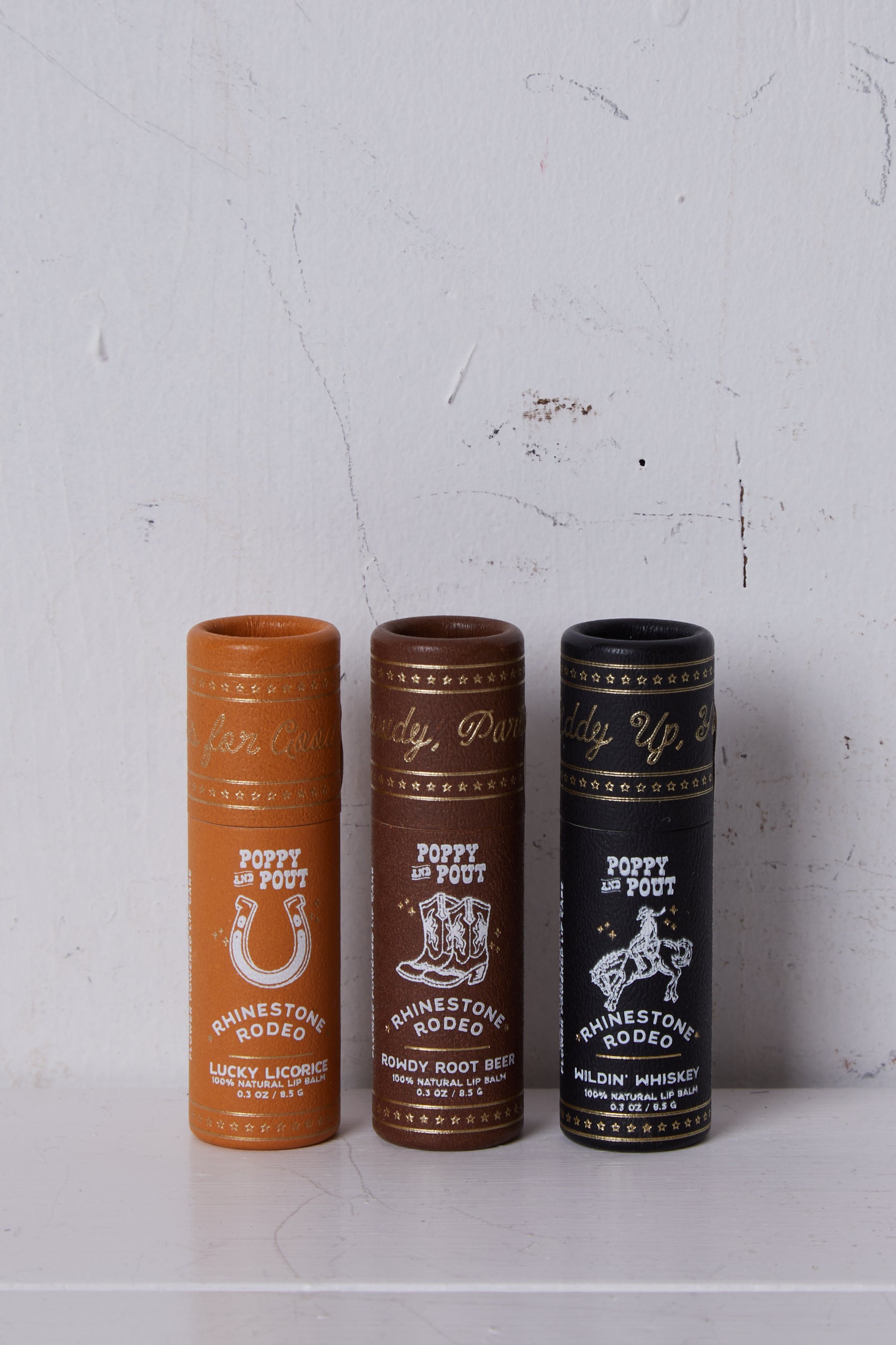 RHINESTONE RODEO LIP BALM TRIO