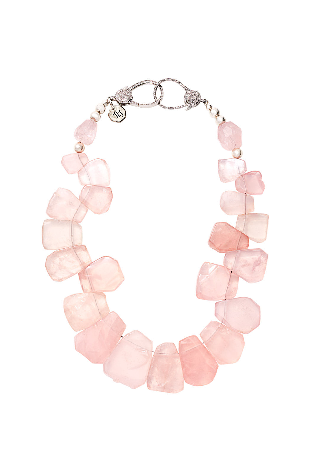 THE PRINCESS  OF PINK ROSES AND THORNS  NECKLACE