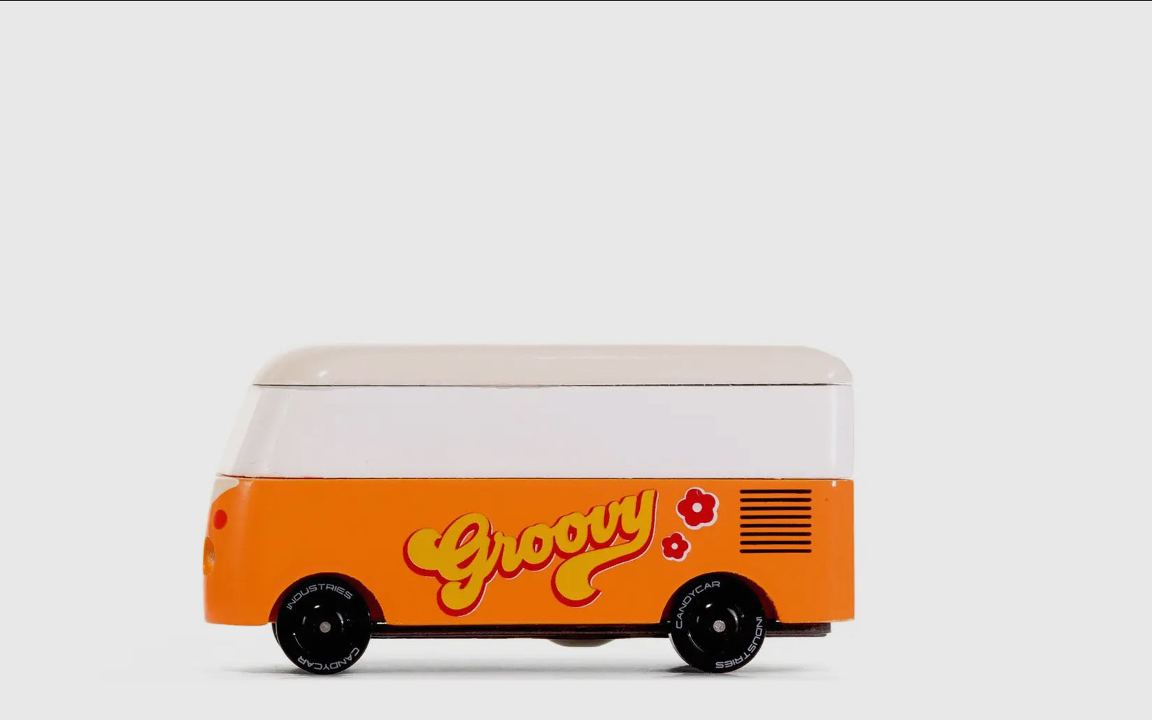 ORANGE GROOVY VW BUS