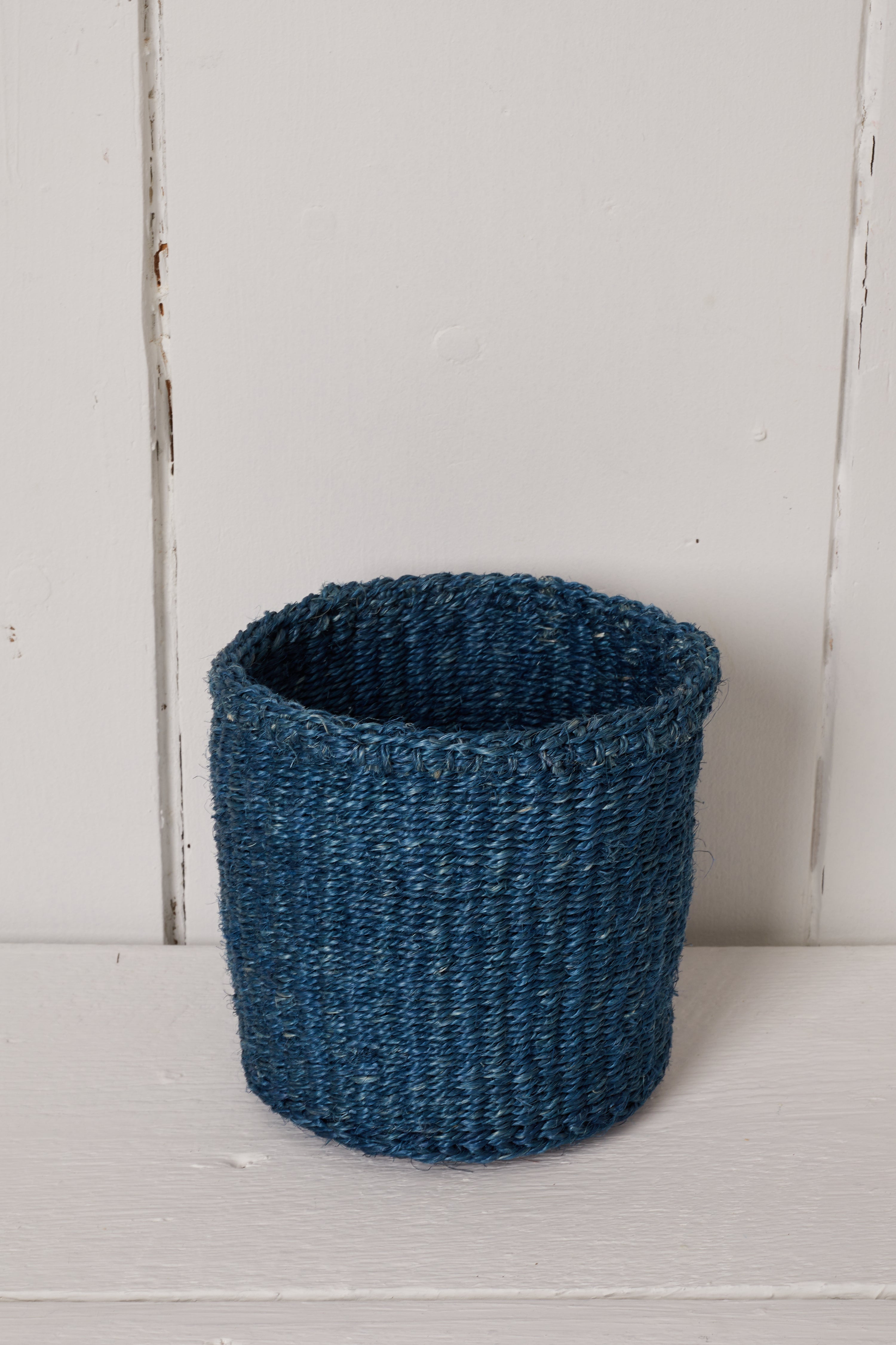 SMALL DENIM BLUE BASKET