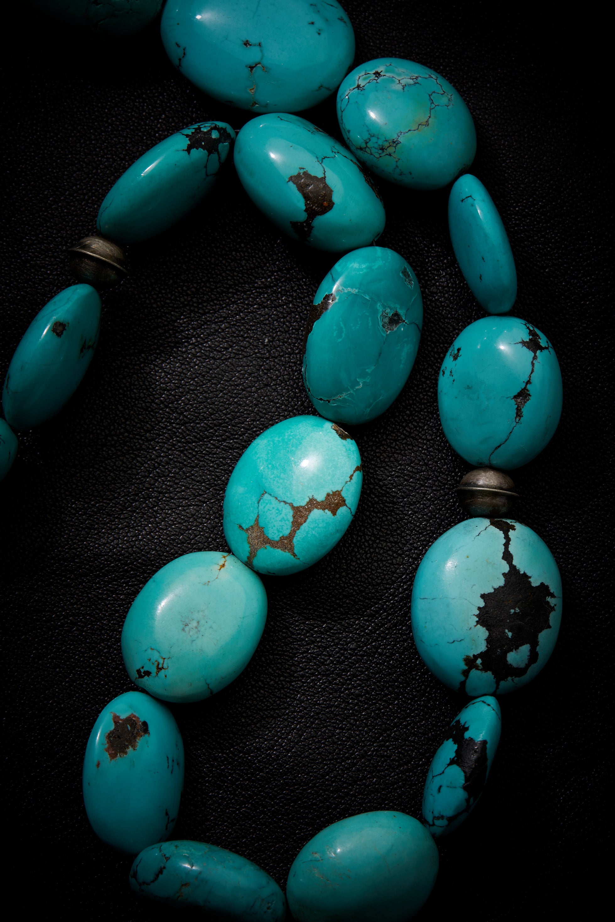 LONG BLUE TURQUOISE NECKLACE