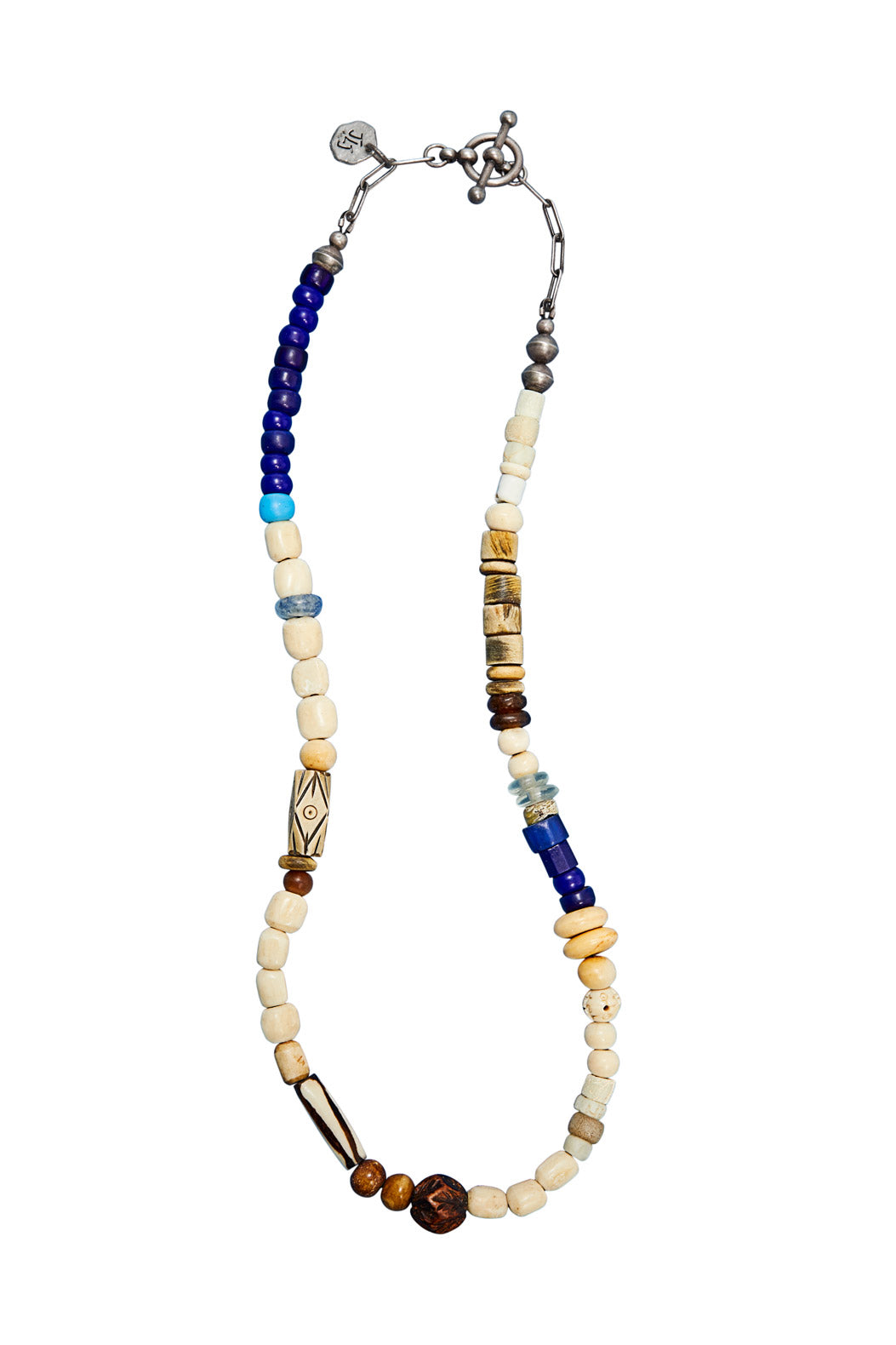 BLUE AND WHITE DIAMOND NECKLACE