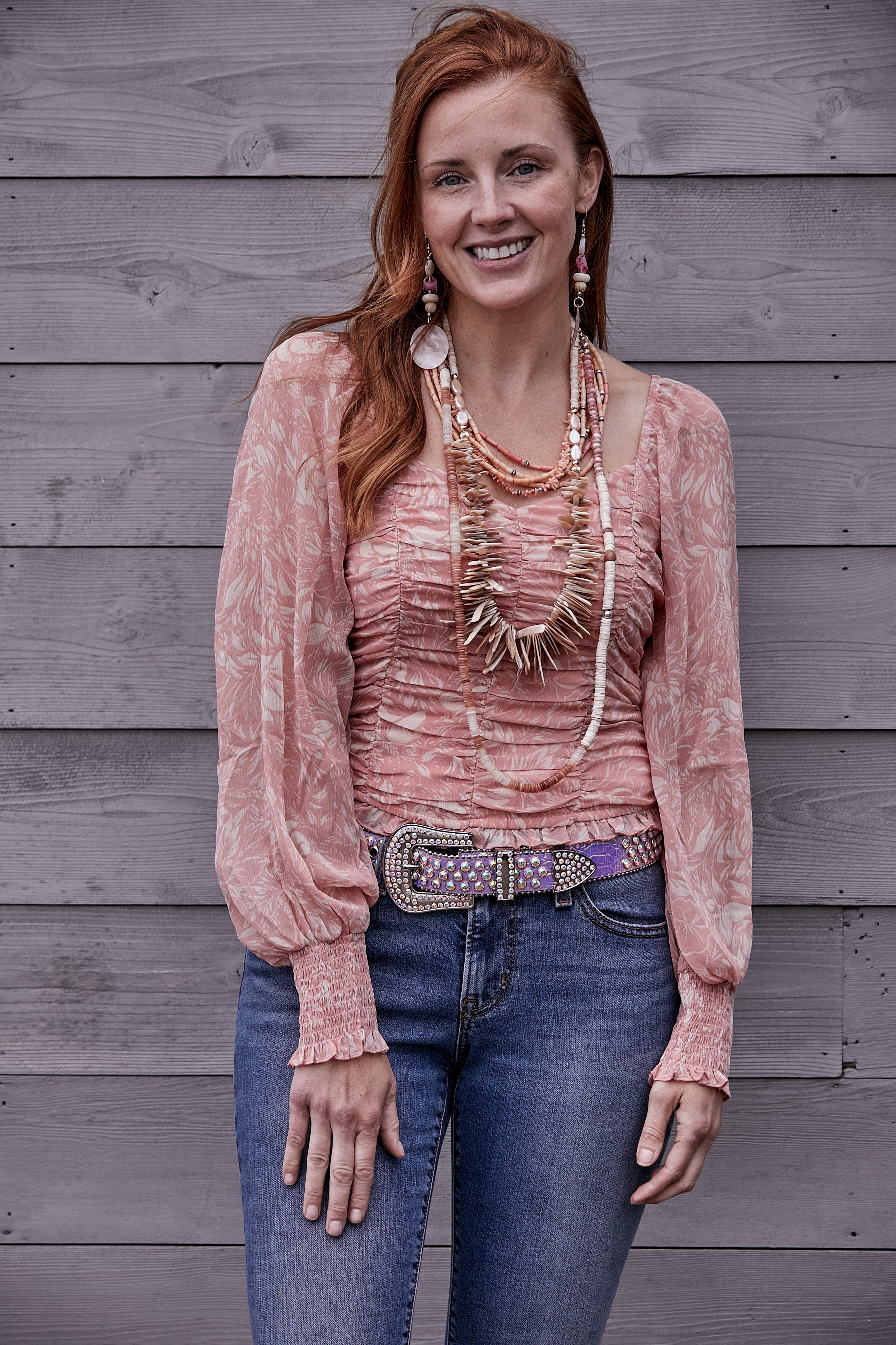 ASH BLUSH FLORAL TOP