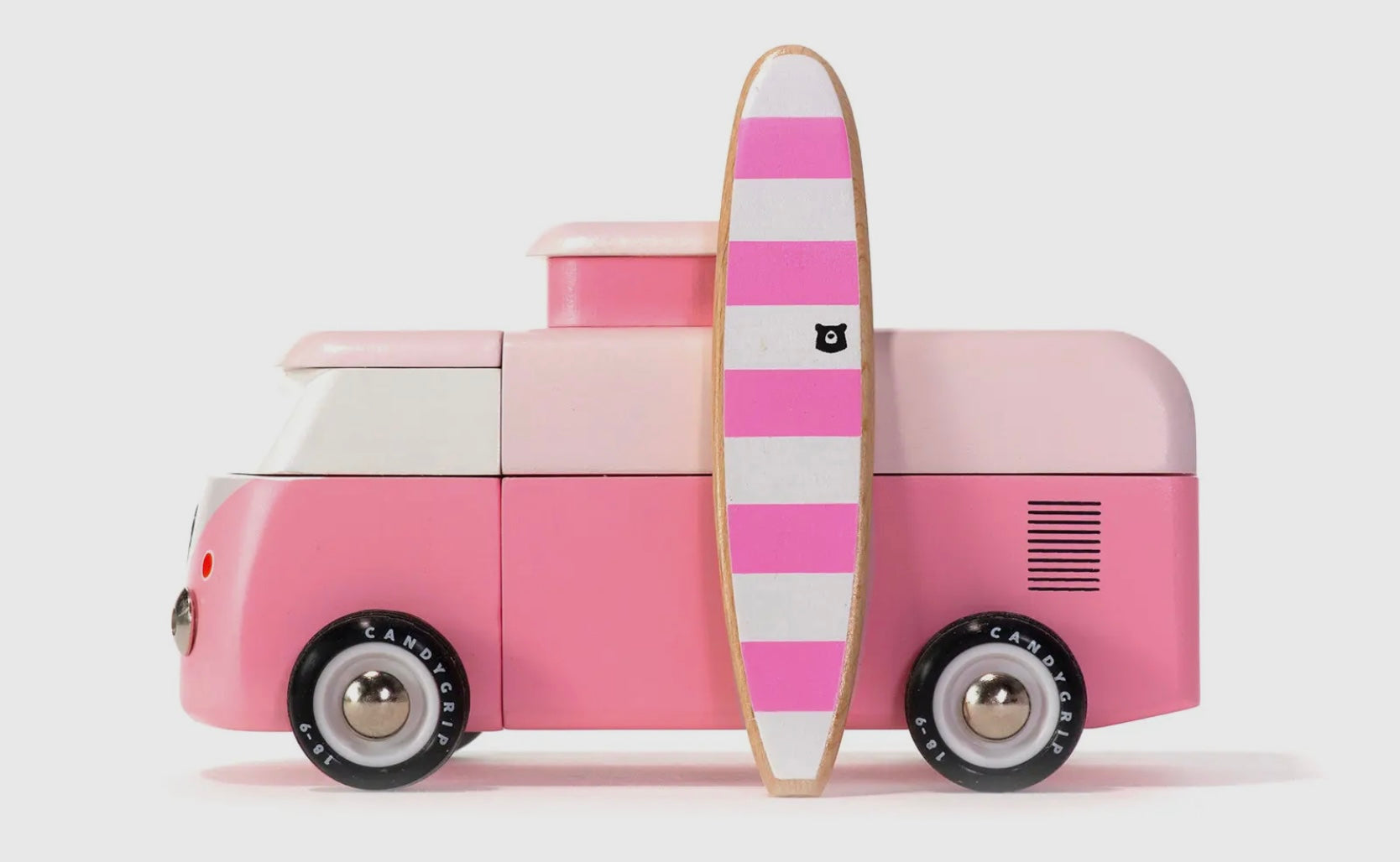 VW BEACH BUS PINK/WHITE