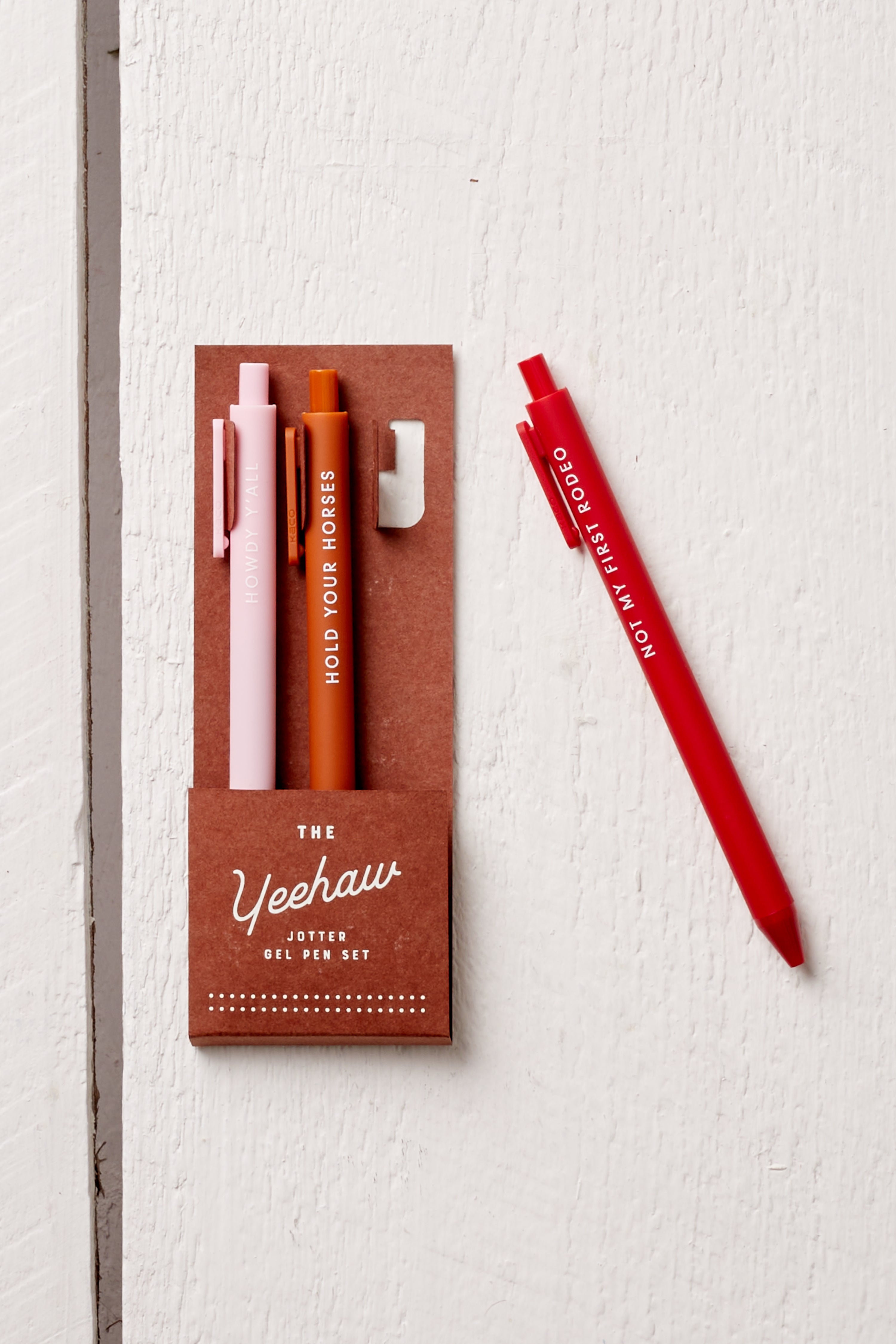 YEEHAW JOTTER PEN GEL SET