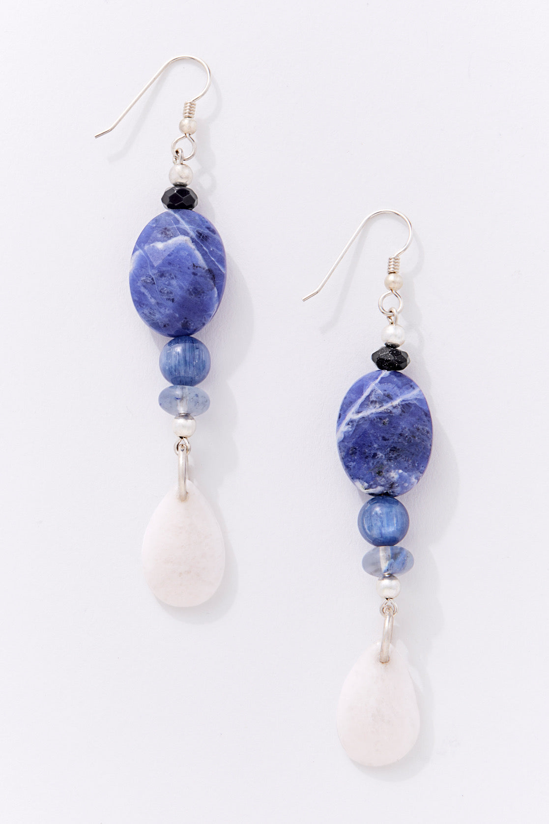 Indigo Blue Jean Earrings