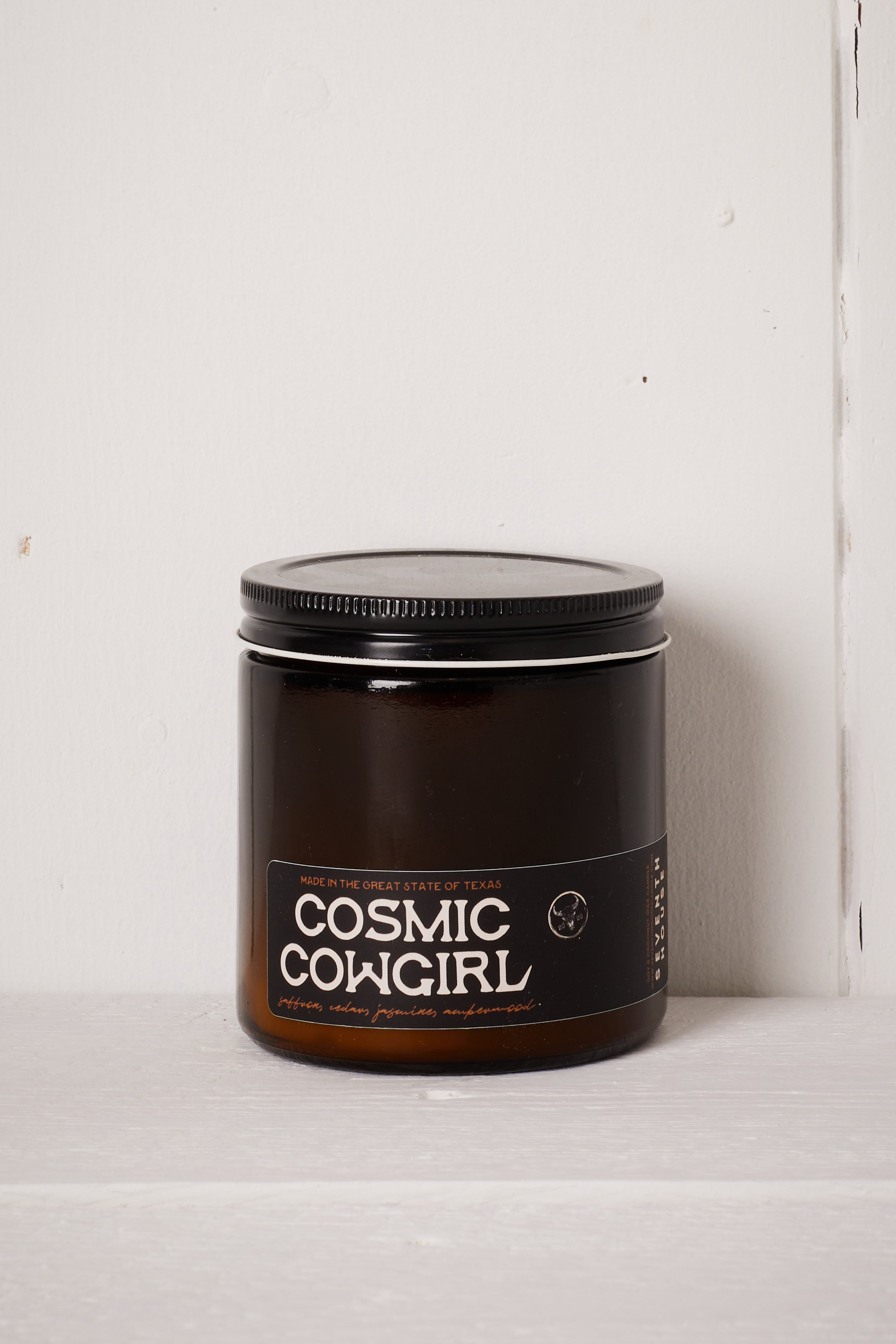COSMIC COWGIRL CANDLE - SAFFRON, AMBER WOOD AND CEDAR