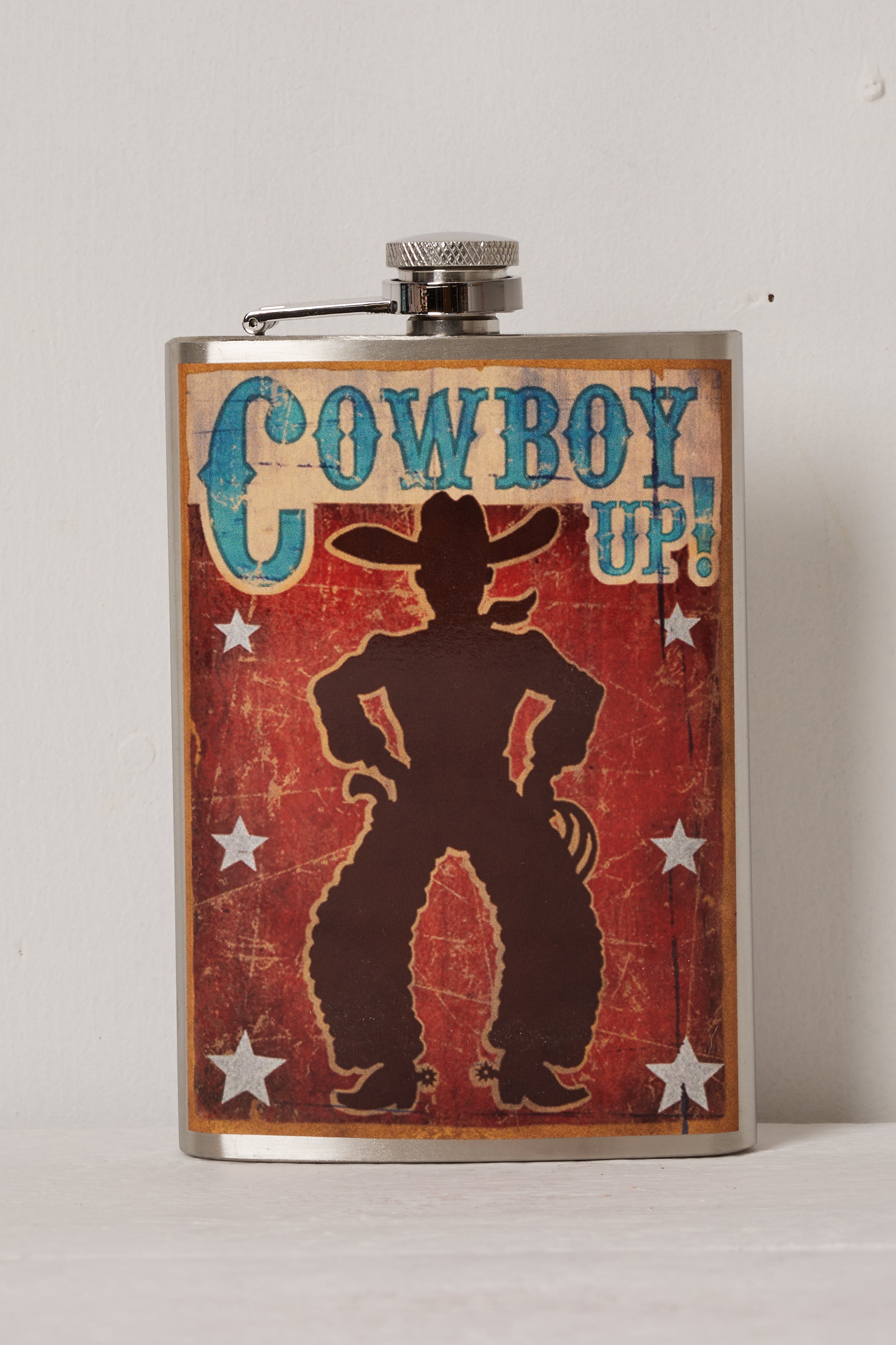 COWBOY UP FLASK
