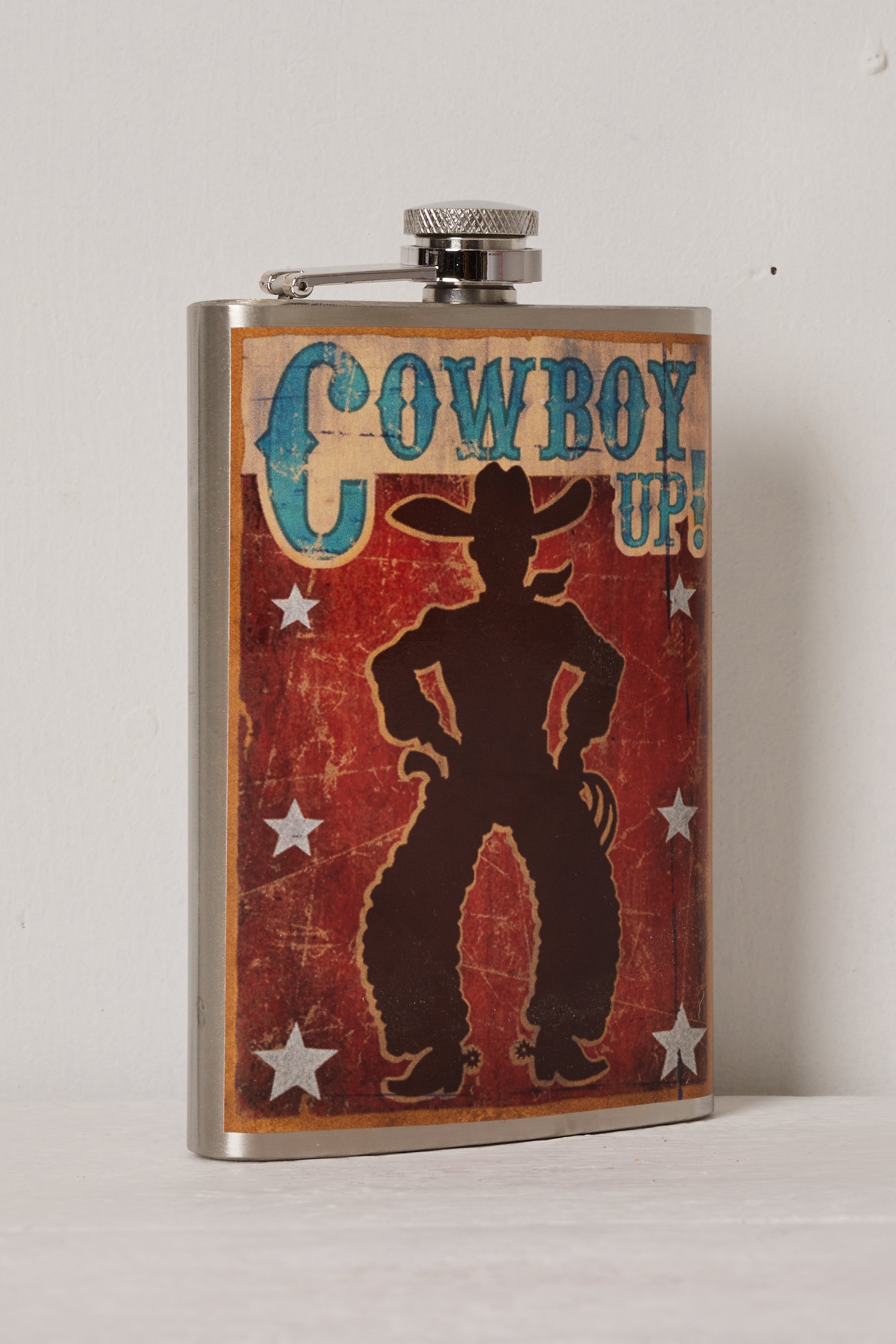 COWBOY UP FLASK