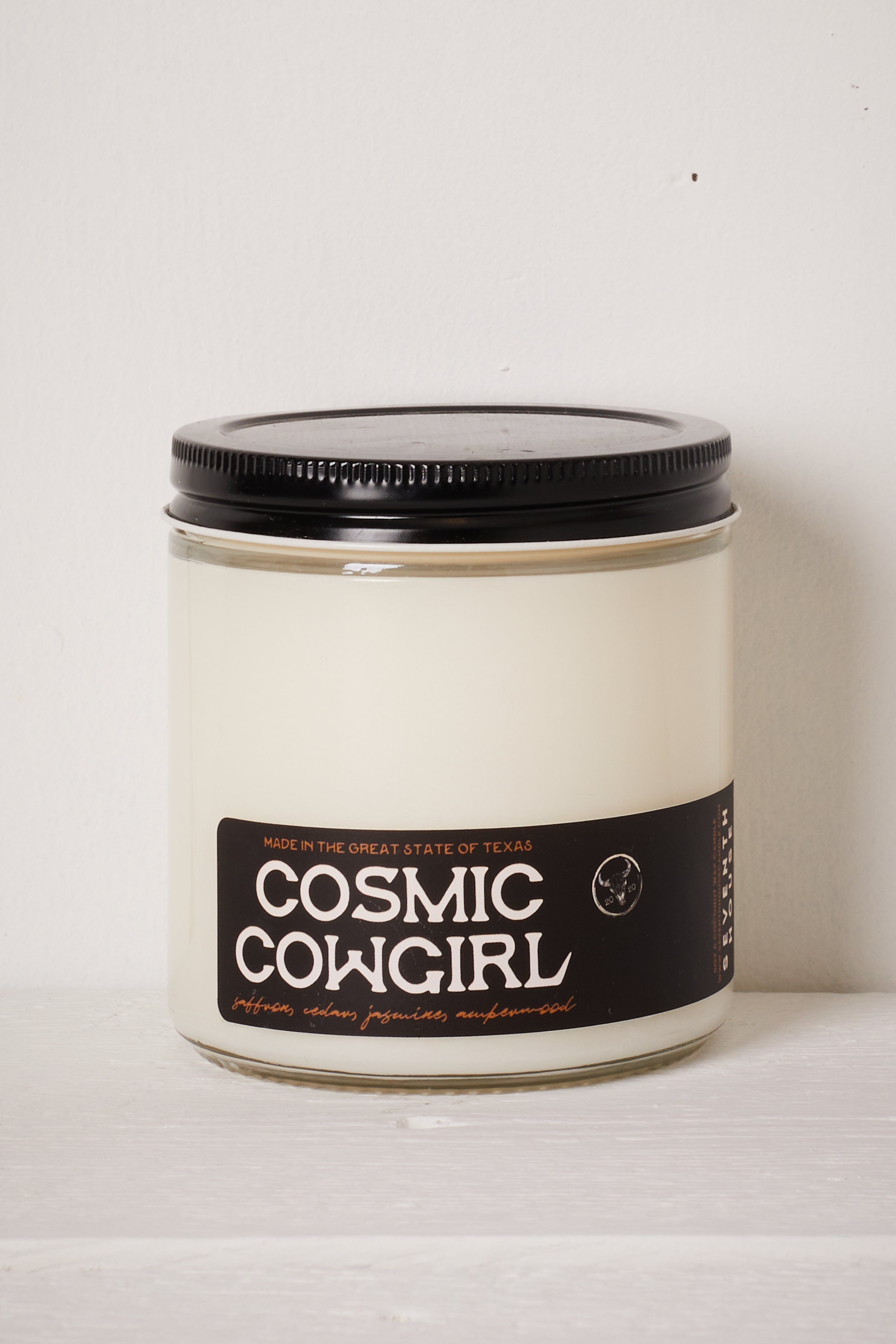 COSMIC COWGIRL CANDLE - SAFFRON, AMBER WOOD AND CEDAR