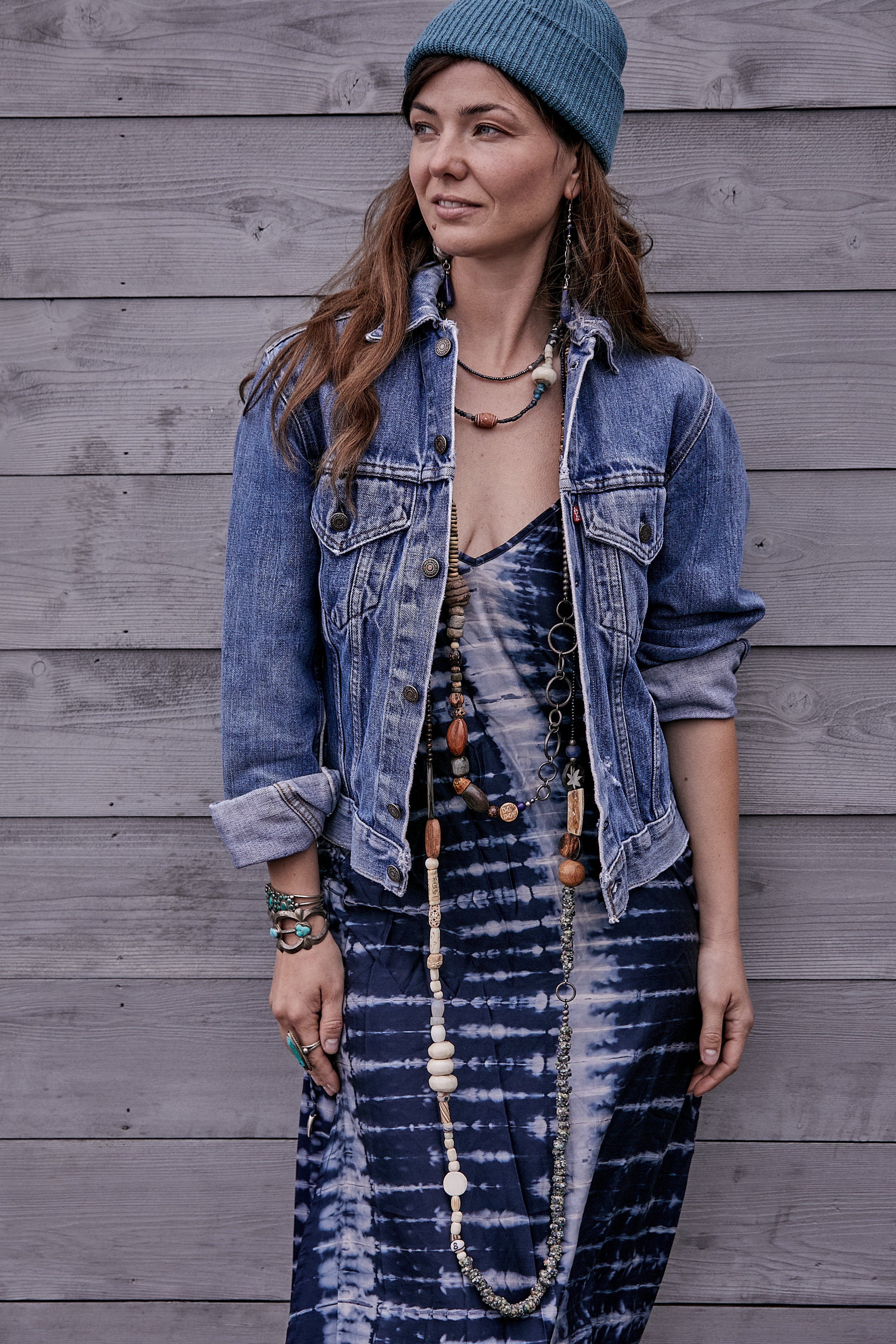INDIGO DRESS - ONE SIZE