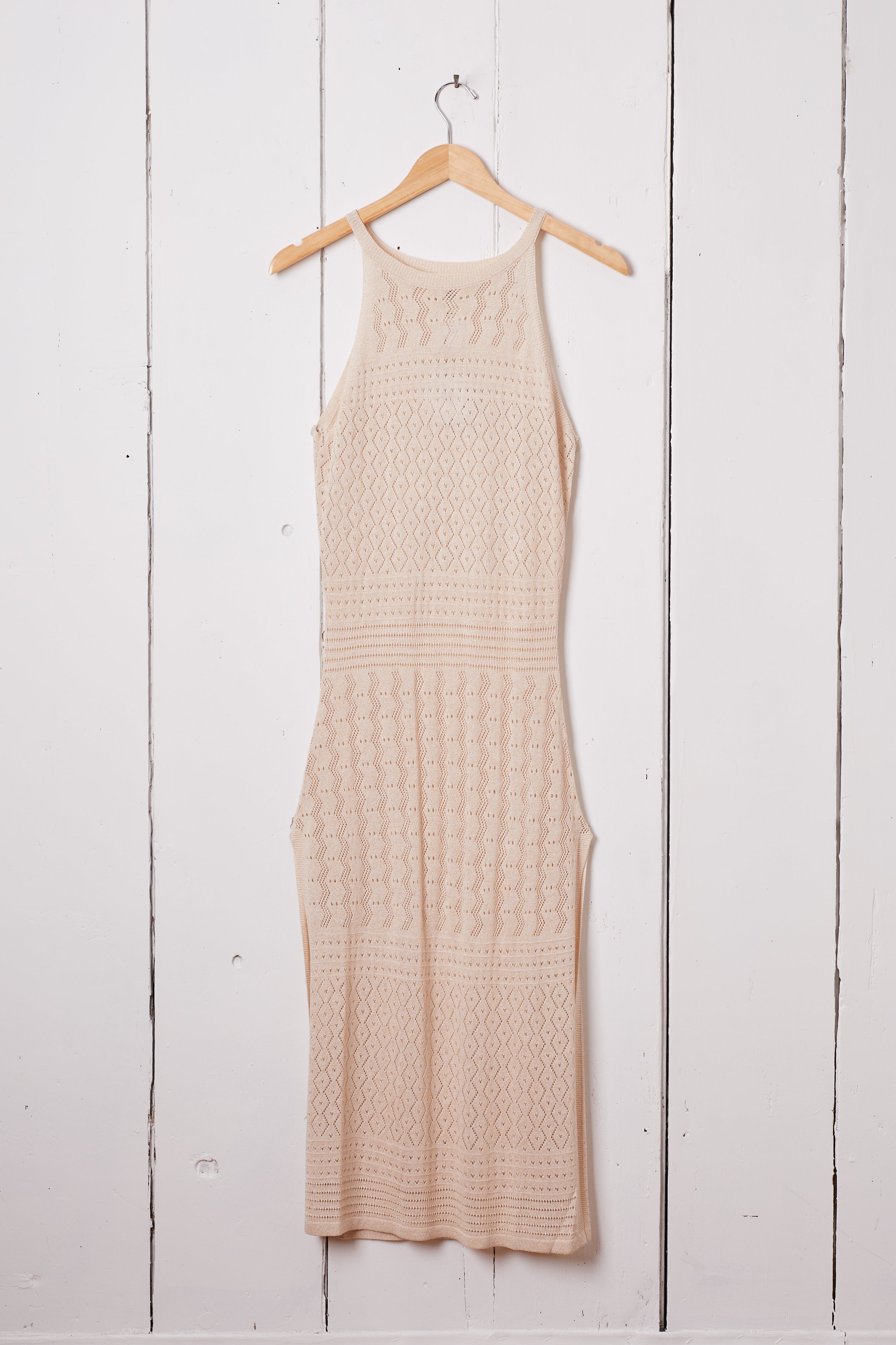 CREAM KNIT COVER UP