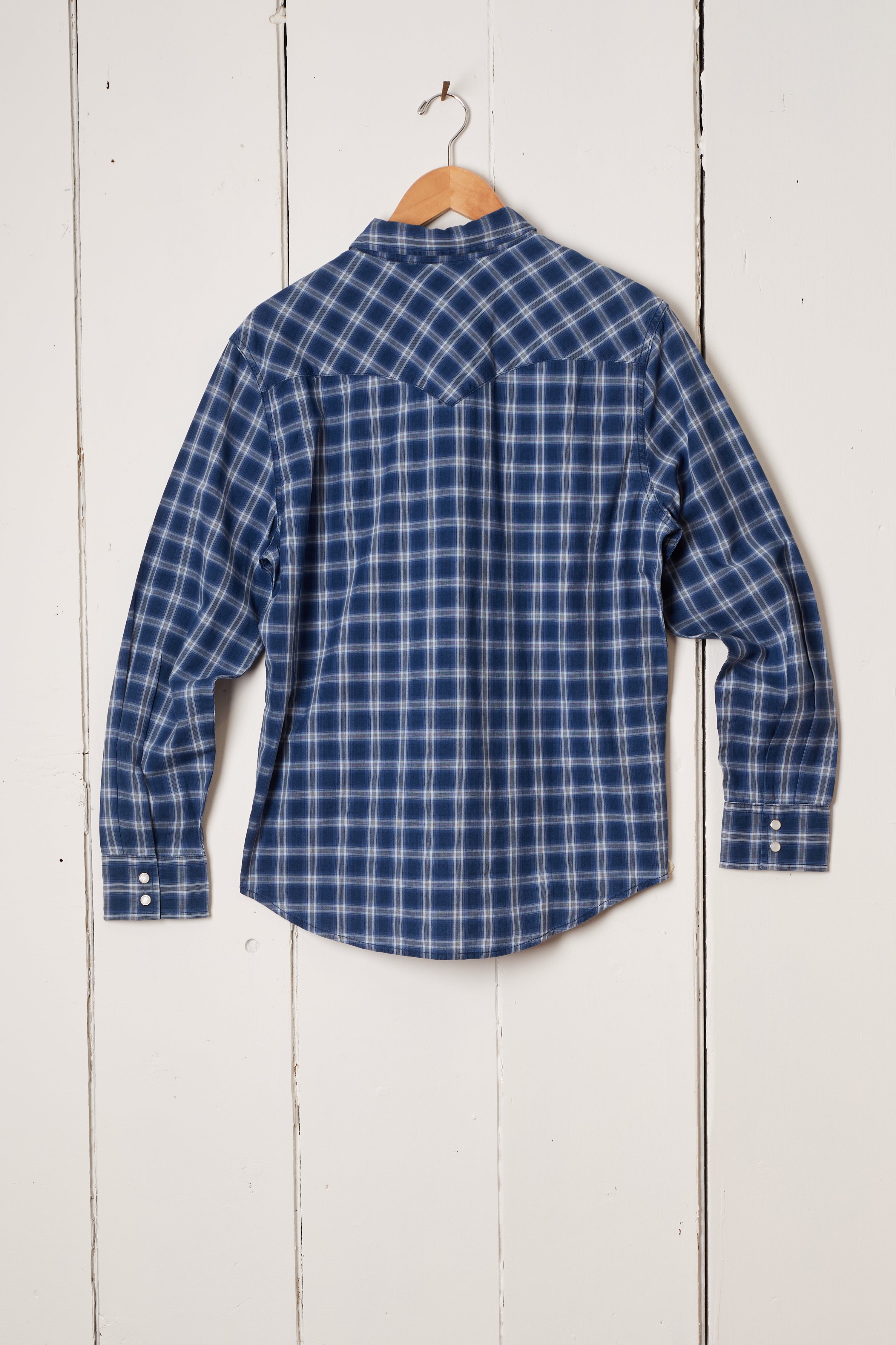 BLUE PLAID WESTERN SHIRT - LEVIS