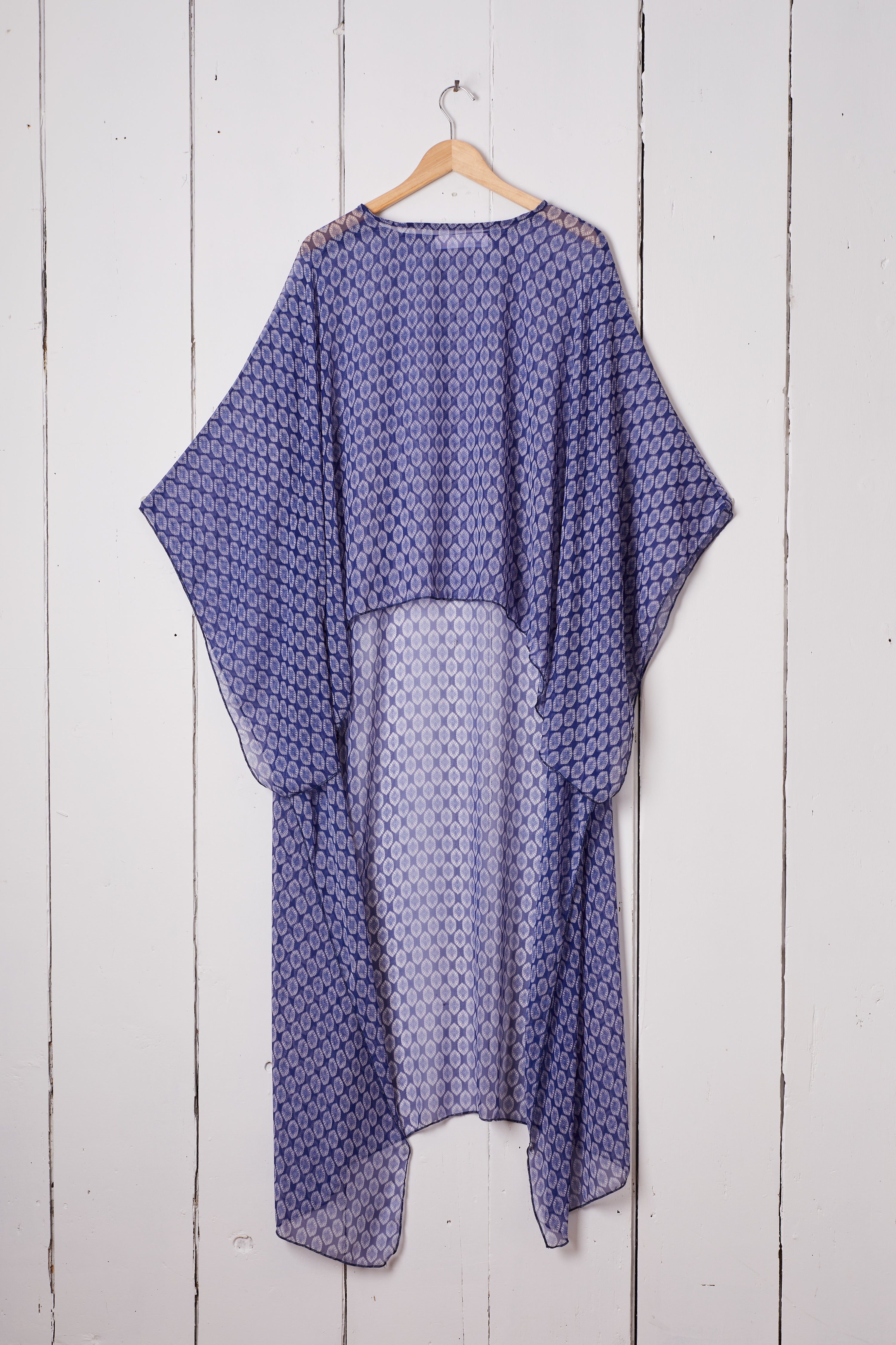 BLUE BAZAAR KIMONO TOP - ONE SIZE