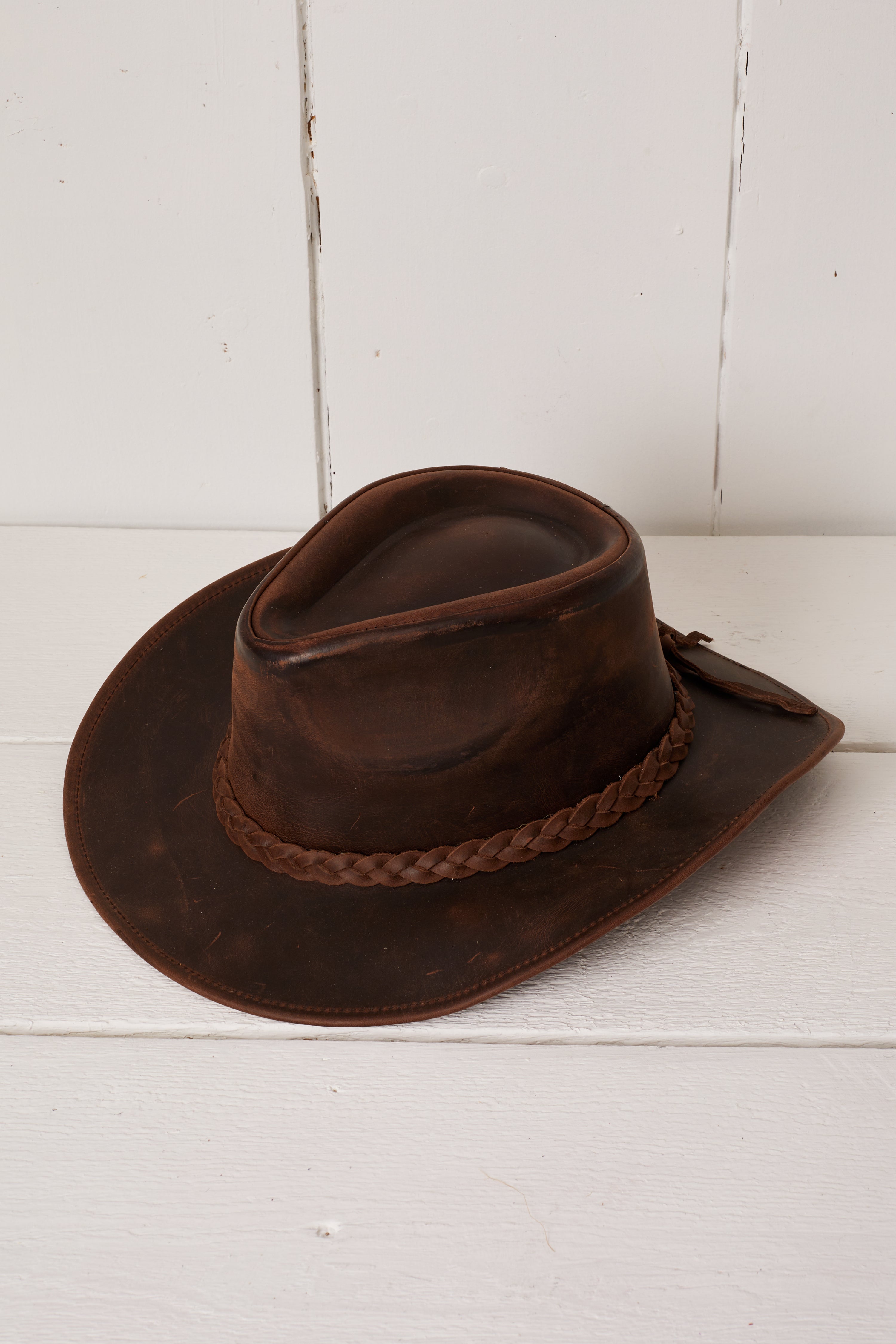 DARK BROWN OUTBACK COWBOY HAT