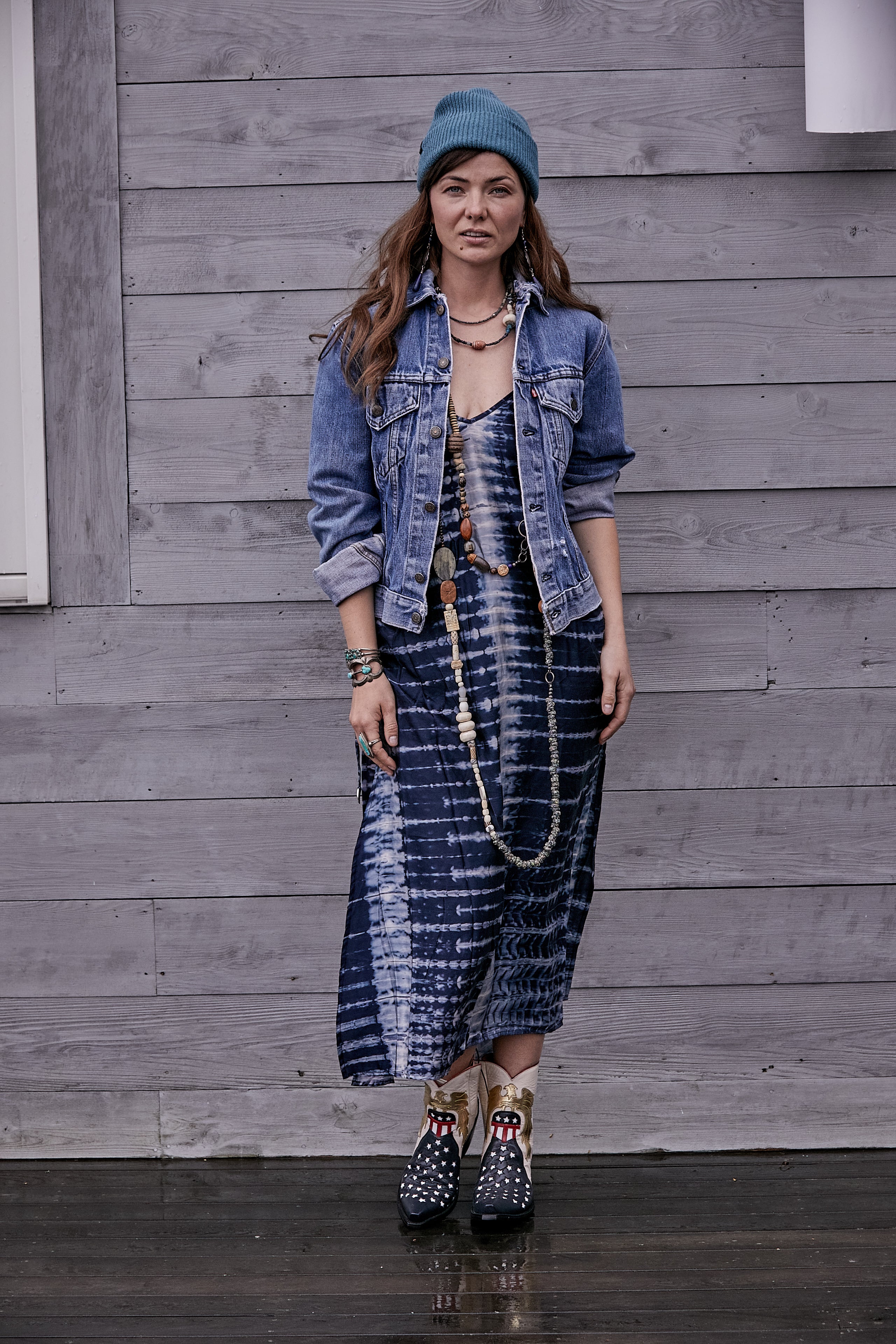 INDIGO DRESS - ONE SIZE