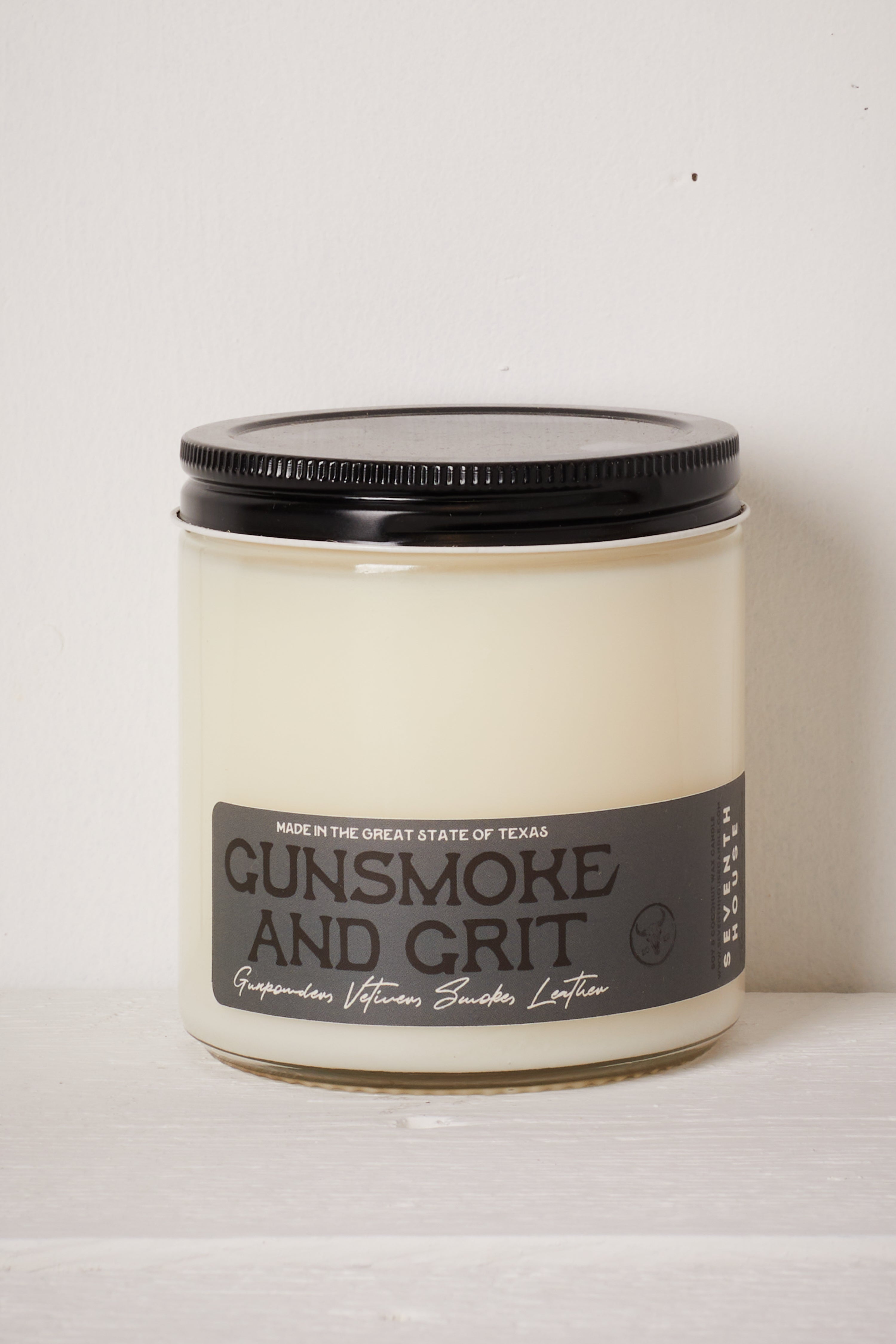 GUNSMOKE AND GRIT CANDLE - GUNSMOKE AND LEATHER