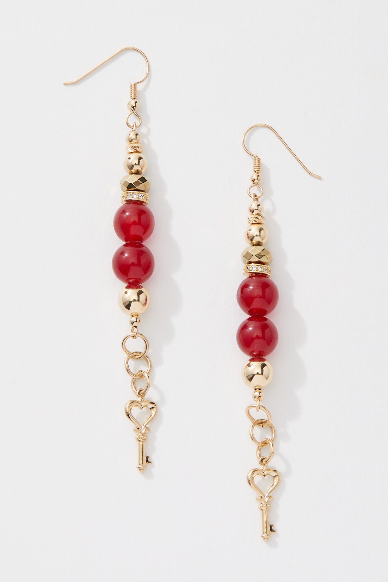 14K GOLD TWIN FLAME EARRINGS