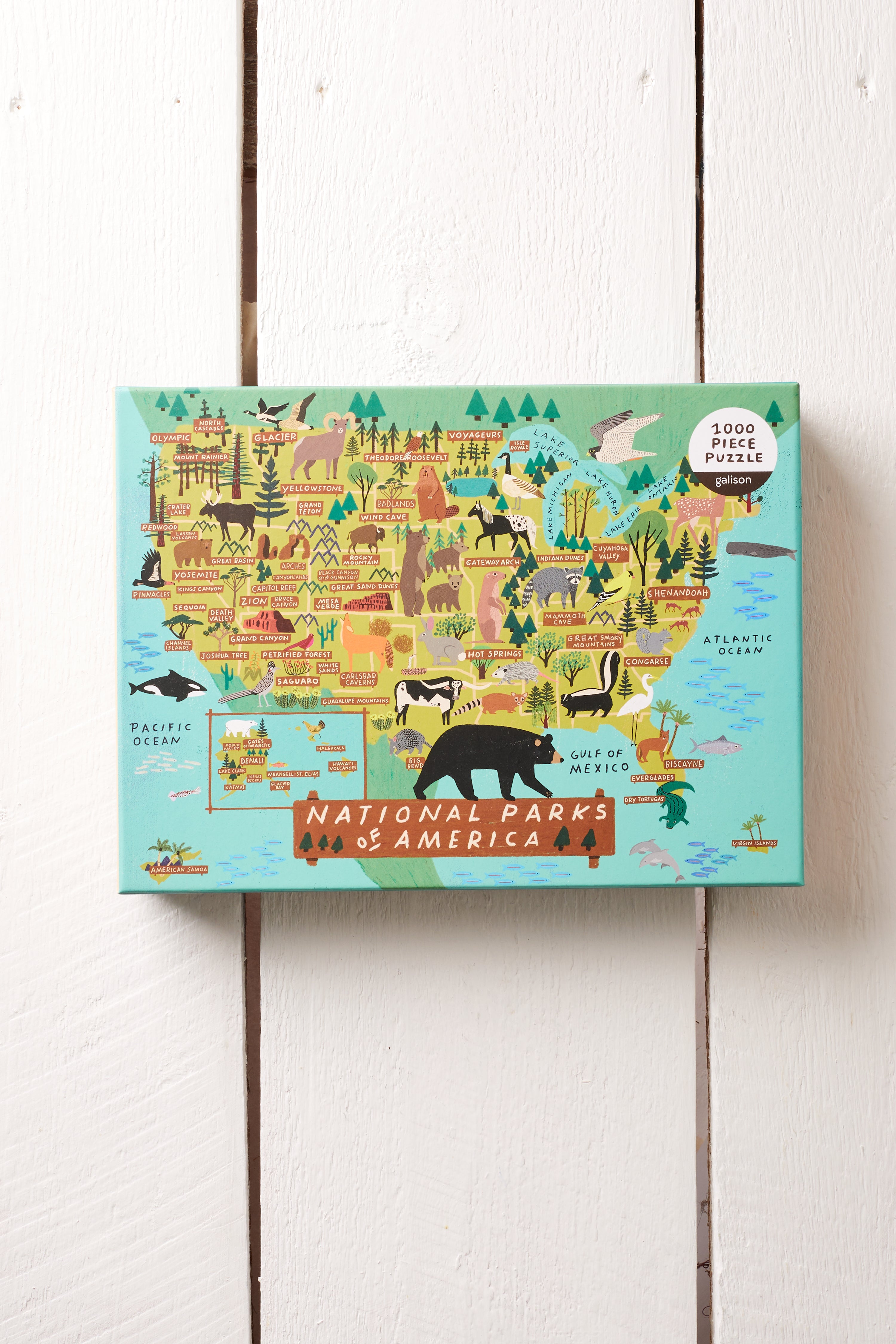 NATIONAL PARKS PUZZLE 1000 PIECES