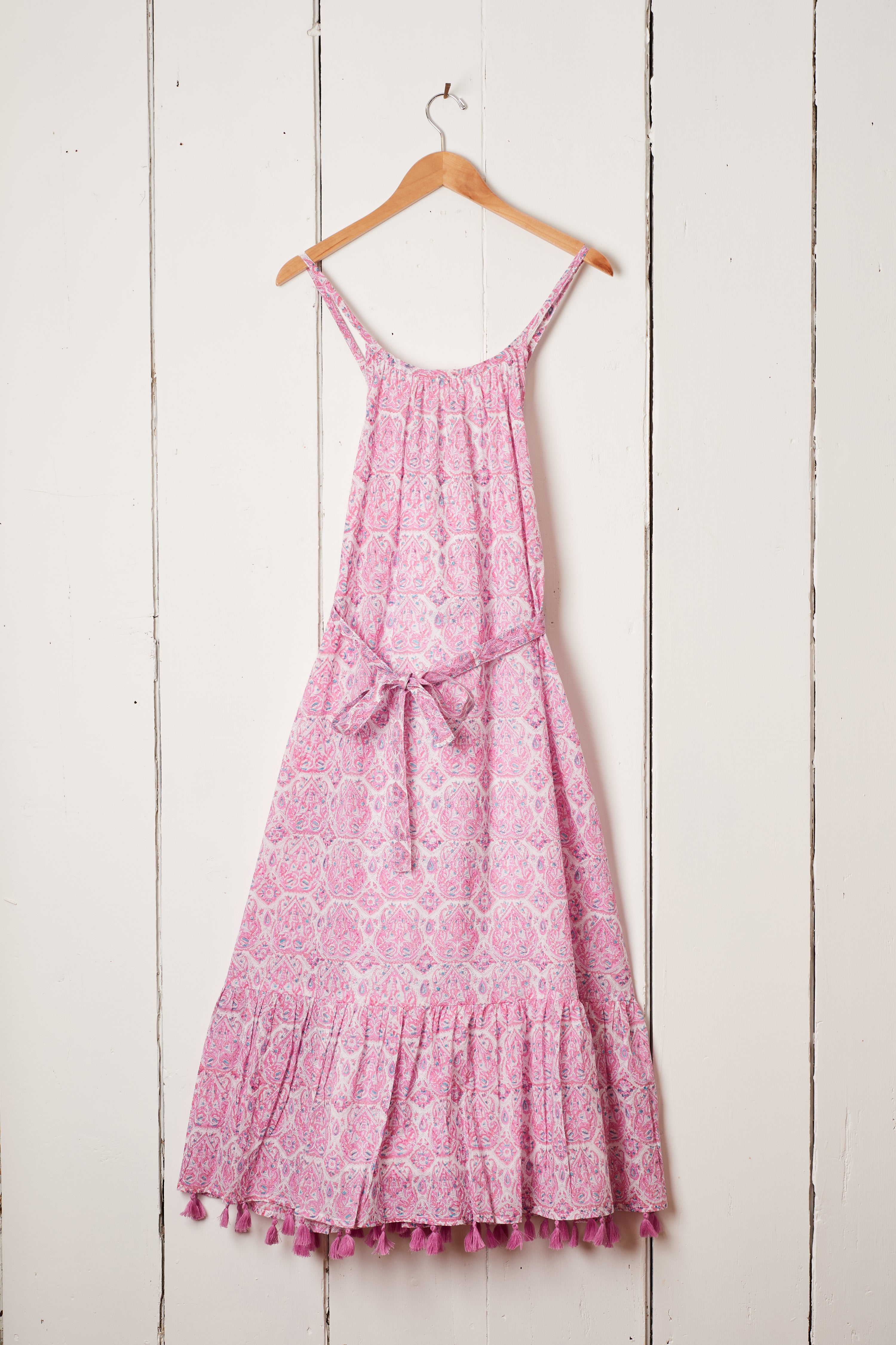 PINK PAISLEY SUNDRESS