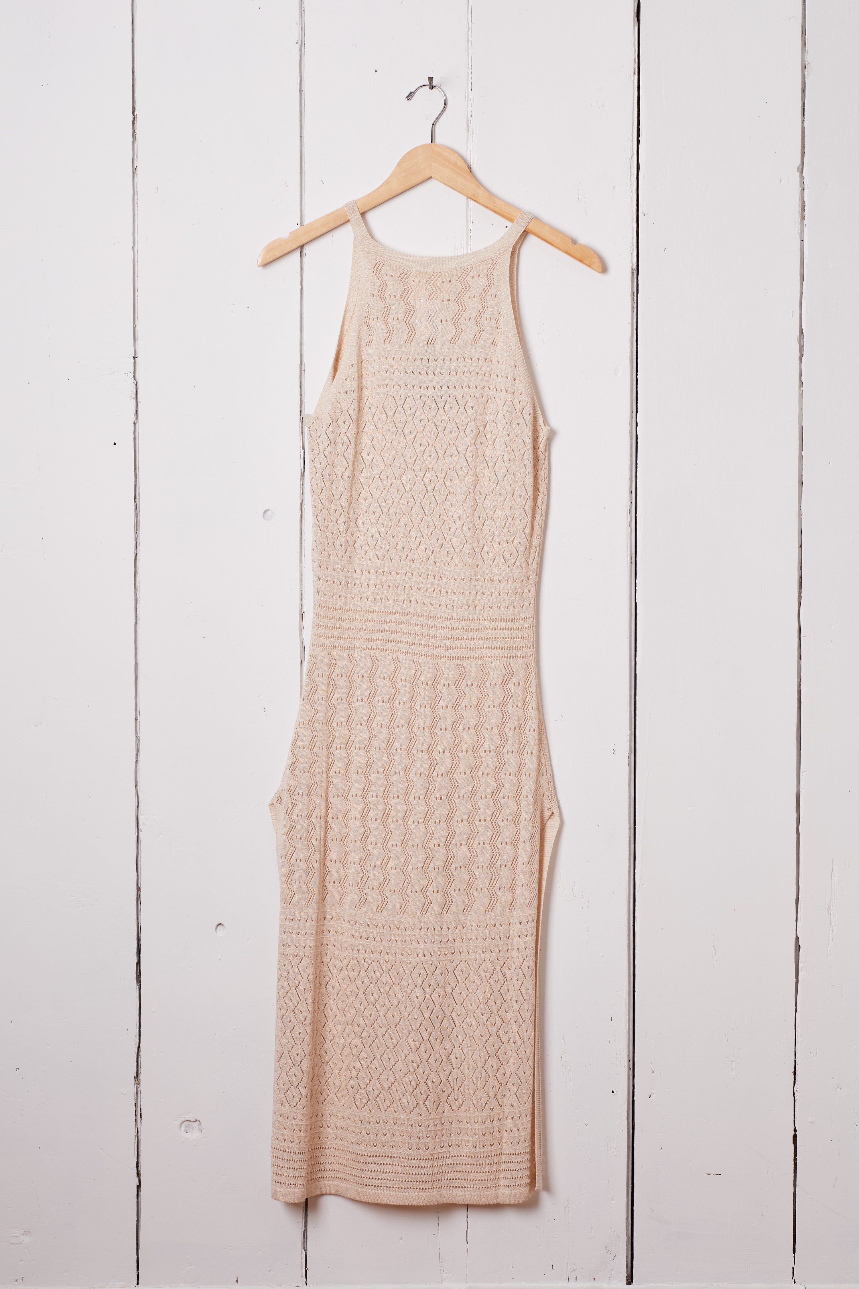 CREAM KNIT COVER UP