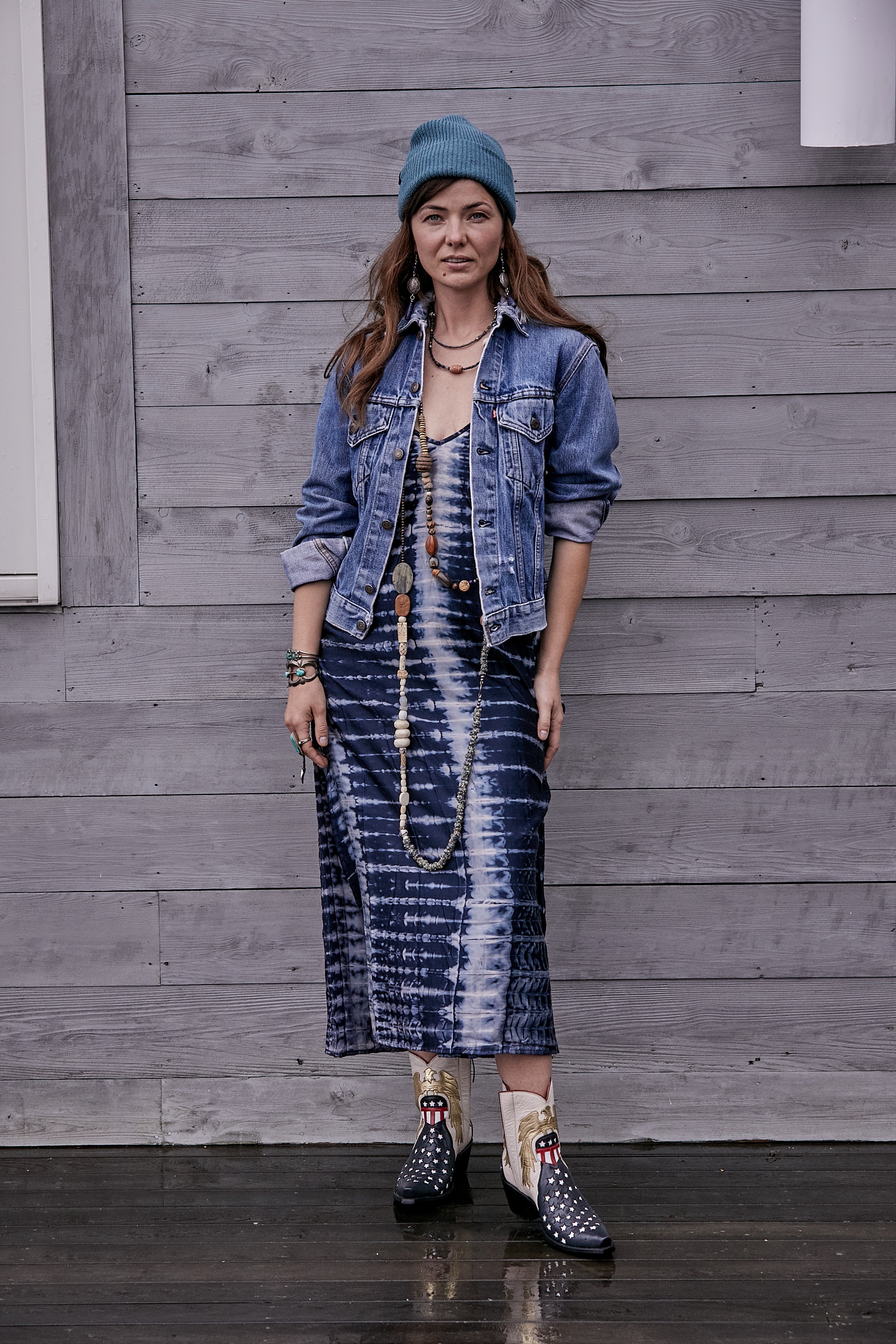 INDIGO DRESS - ONE SIZE