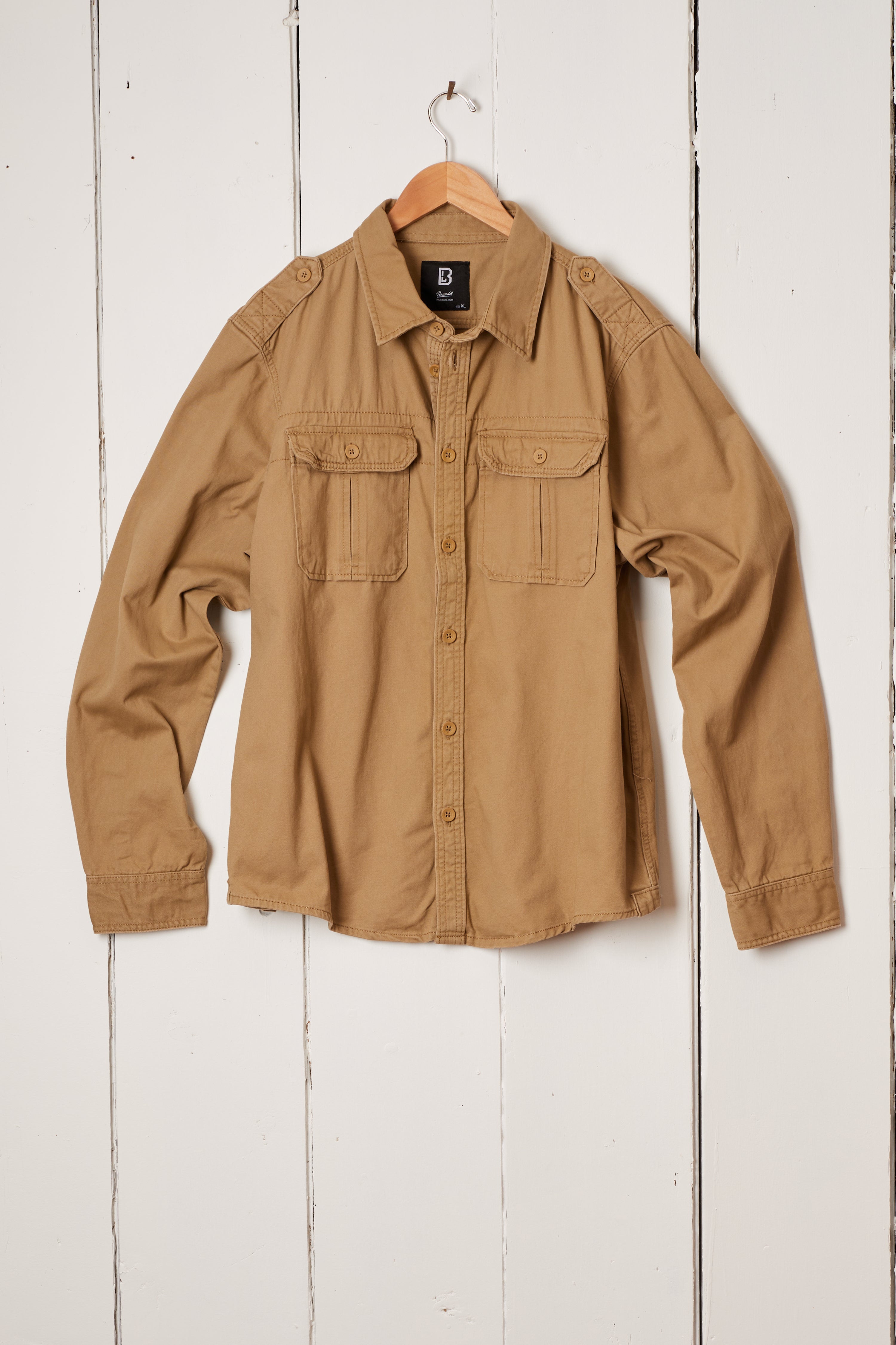 MENS KHAKI WORK SHIRT