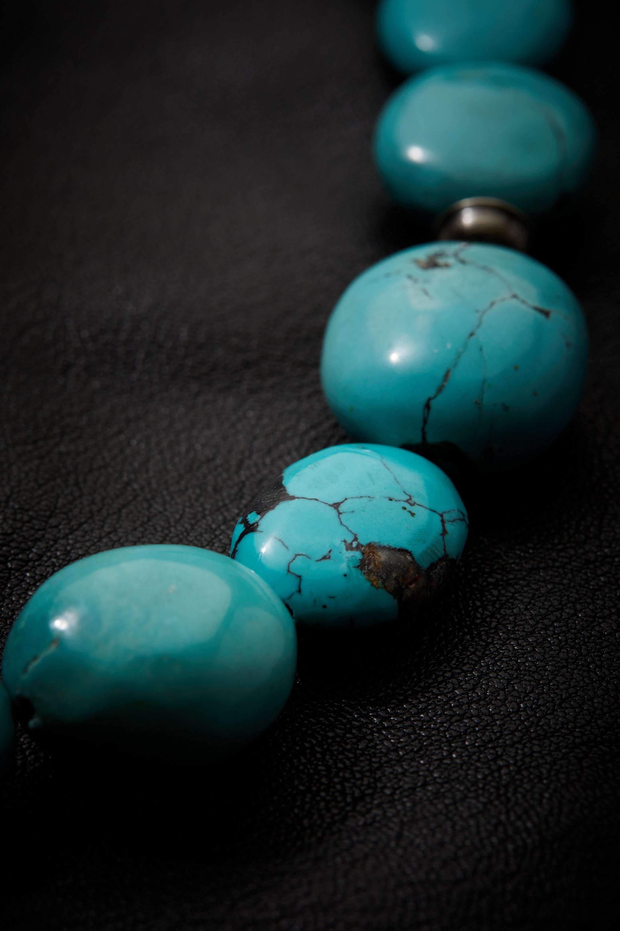 LONG BLUE TURQUOISE NECKLACE