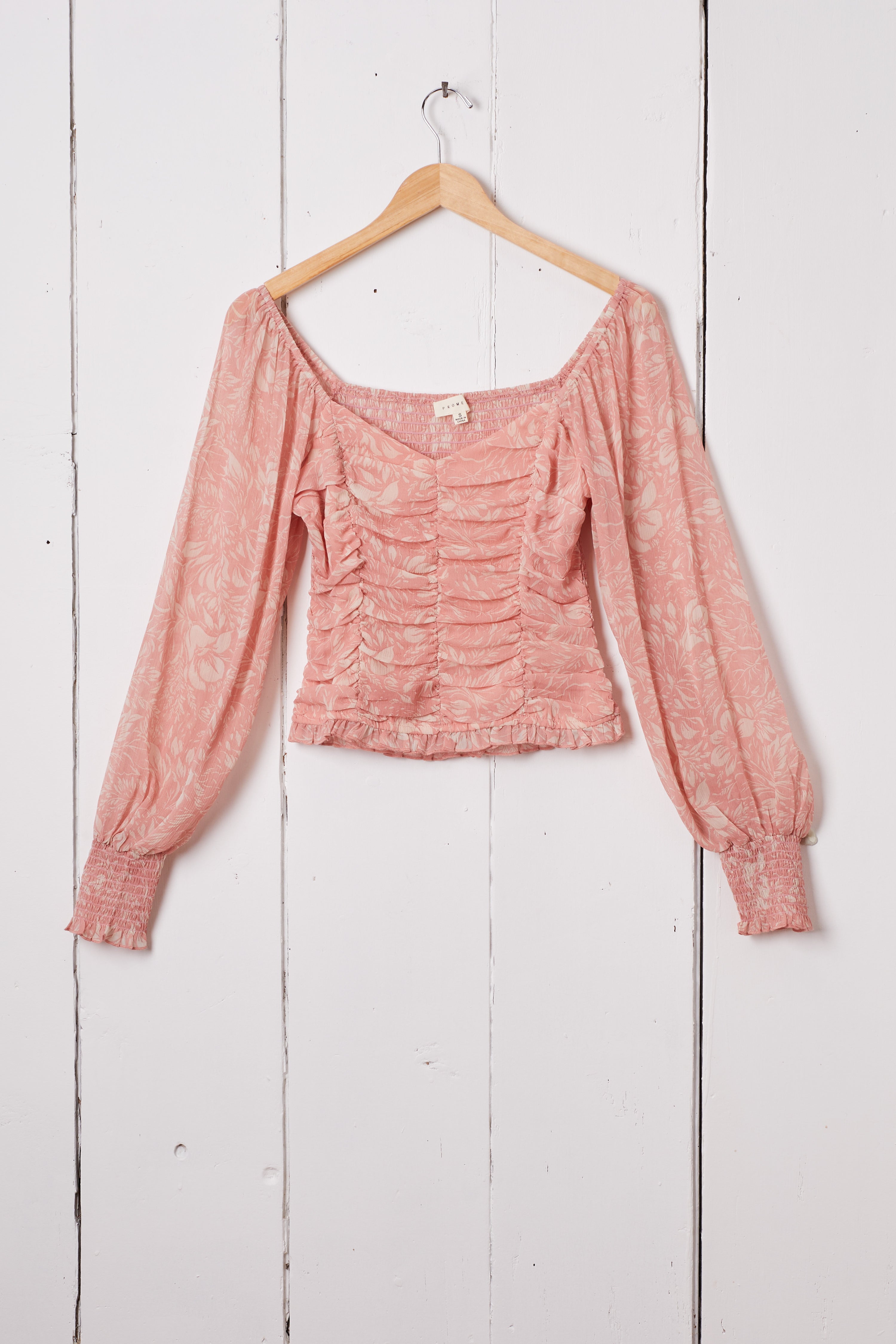 ASH BLUSH FLORAL TOP