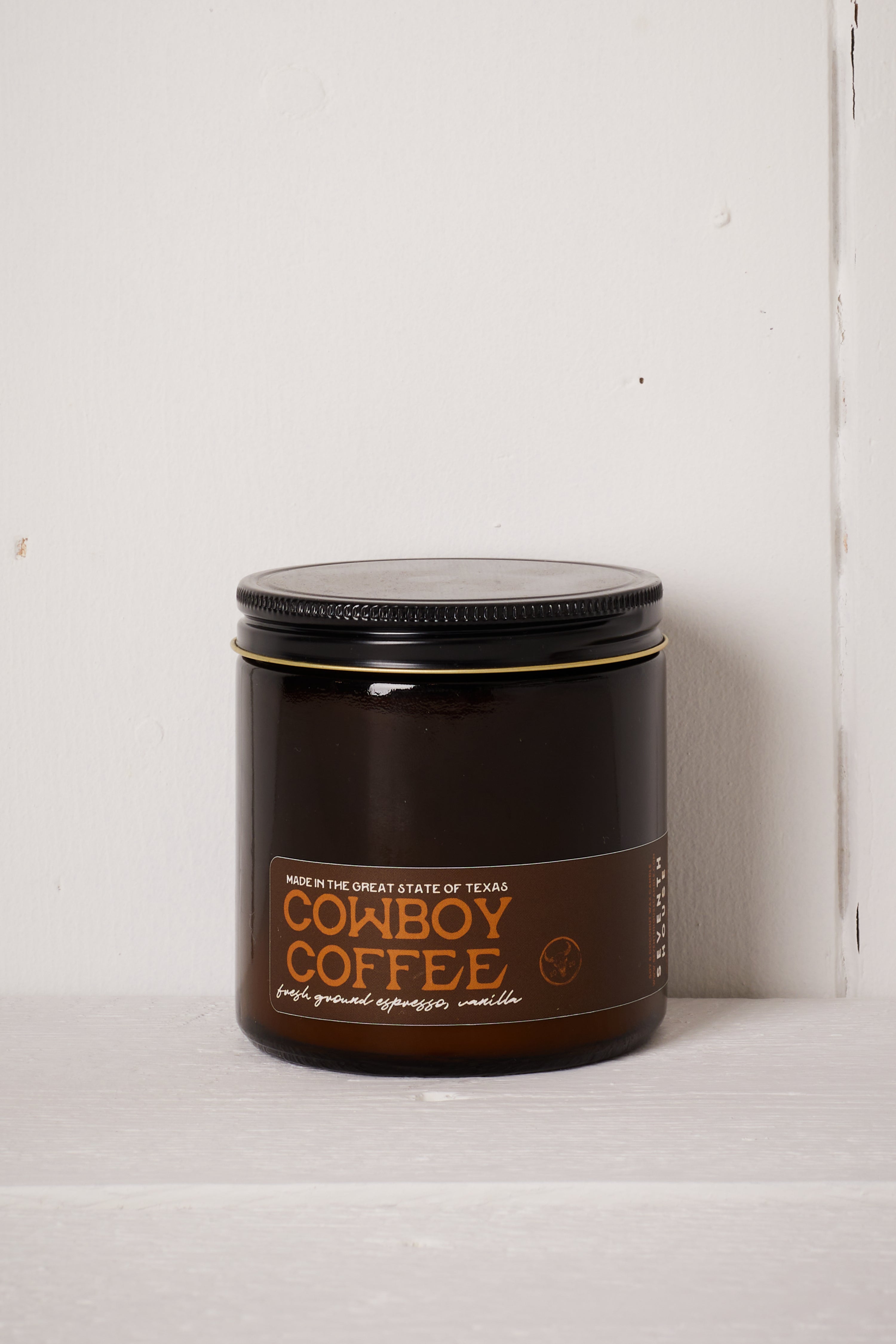 COWBOY COFFEE CANDLE - FRESH GROUND COFFEE & VANILLA