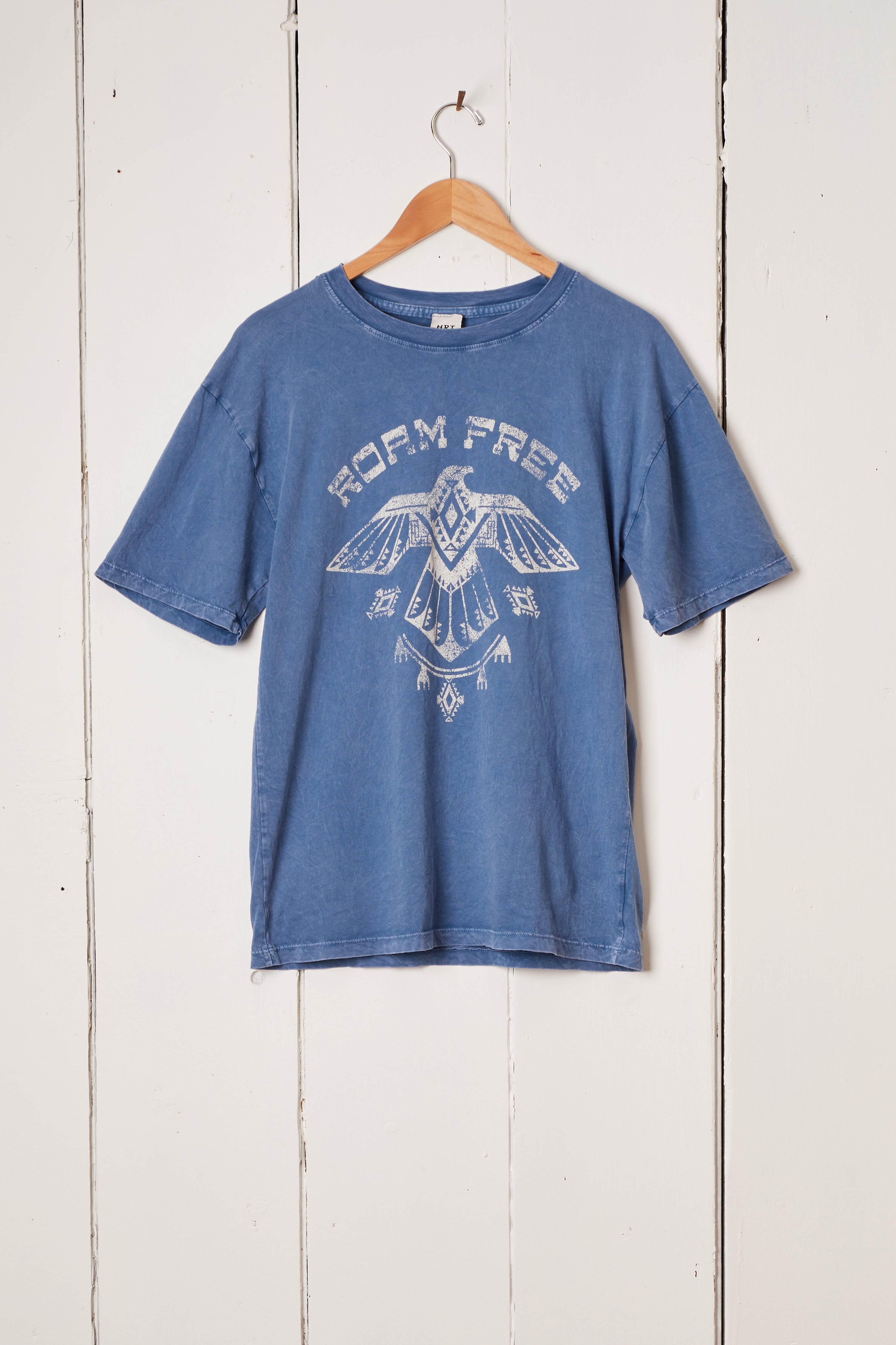 ROAM FREE UNISEX TEE - MINERAL INDIGO