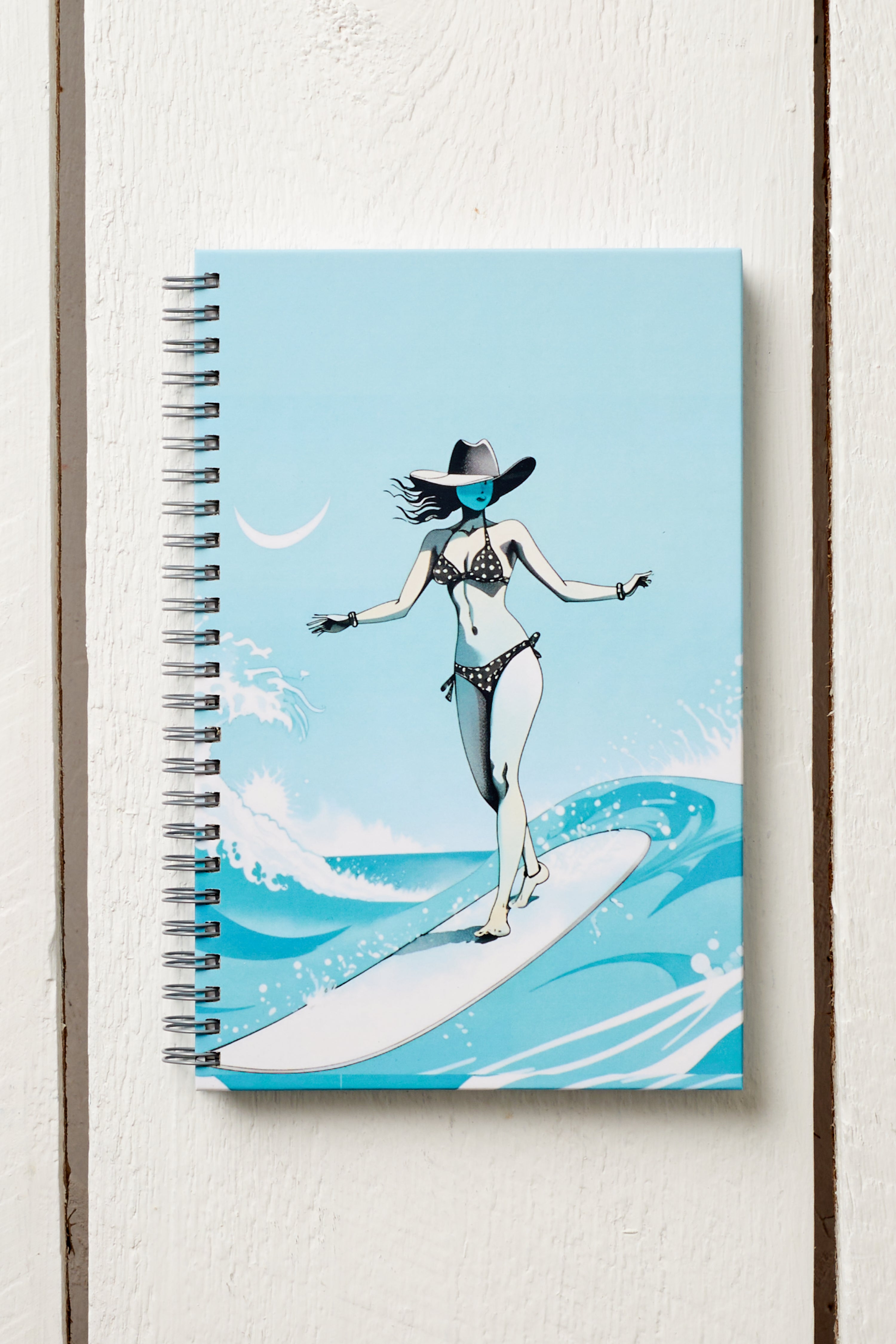 AQUA COASTAL COWGIRL HARDCOVER JOURNAL