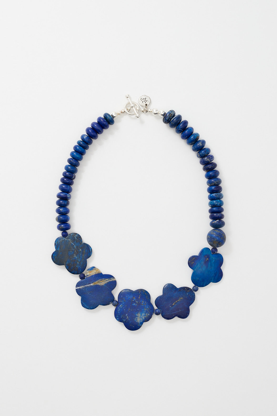 BLUE INDIGO FLOWER NECKLACE