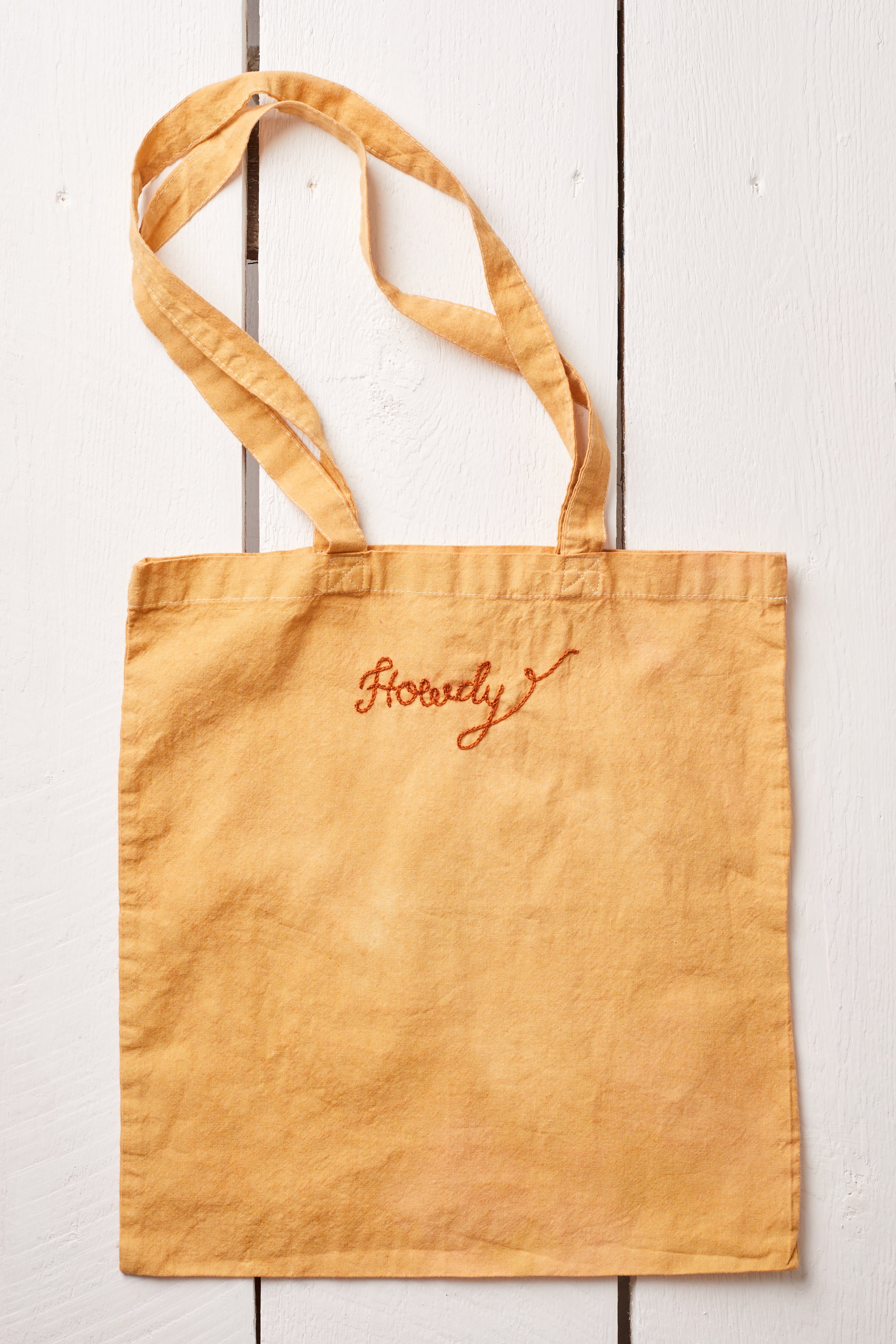 MUSTARD HOWDY TOTE BAG