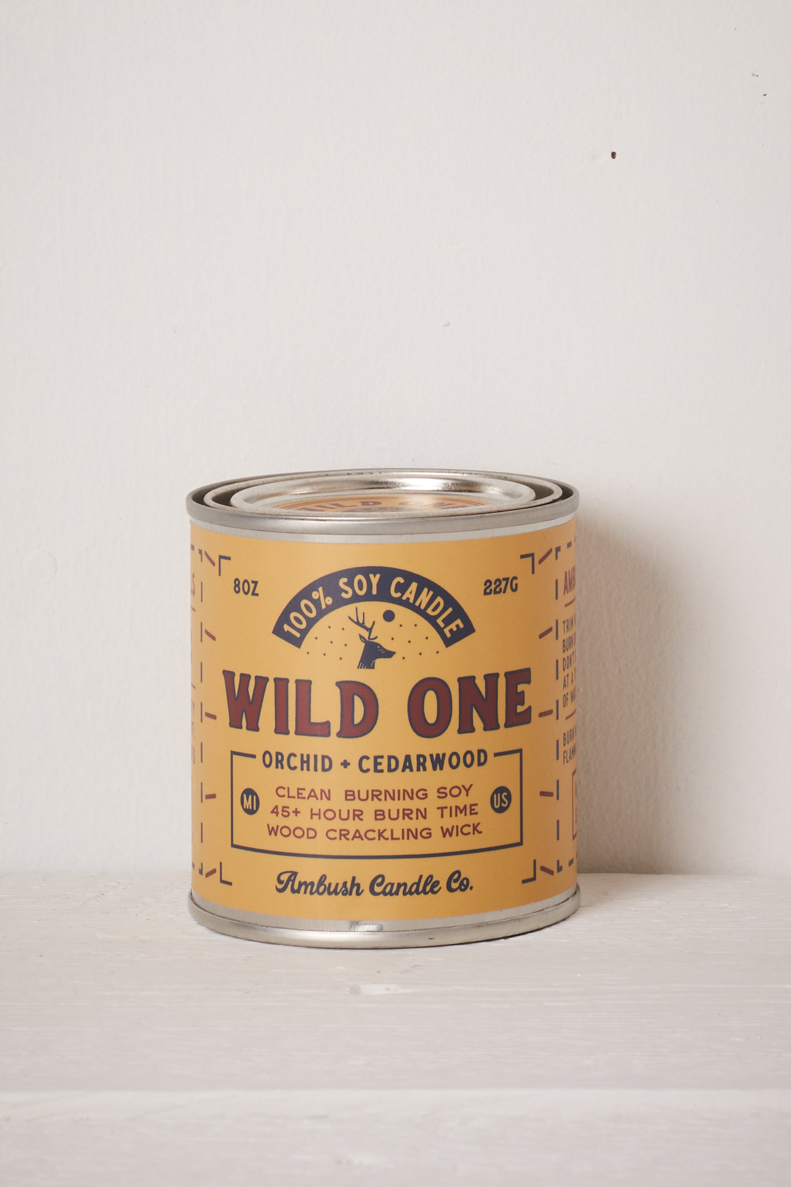 WILD ONE SOY CANDLE - ORCHARD AND CEDAR WOOD