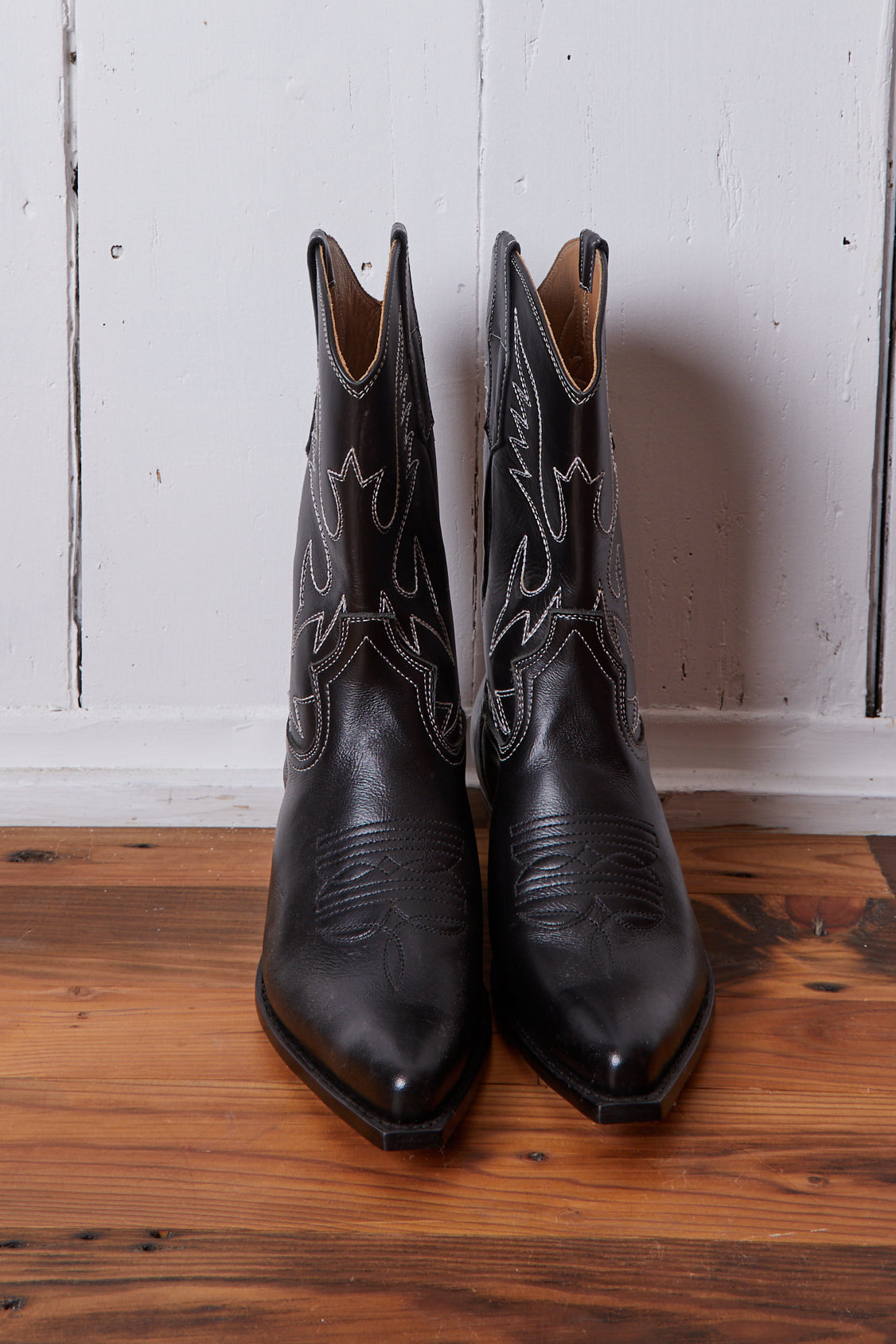 BLACK COWBOY BOOTS