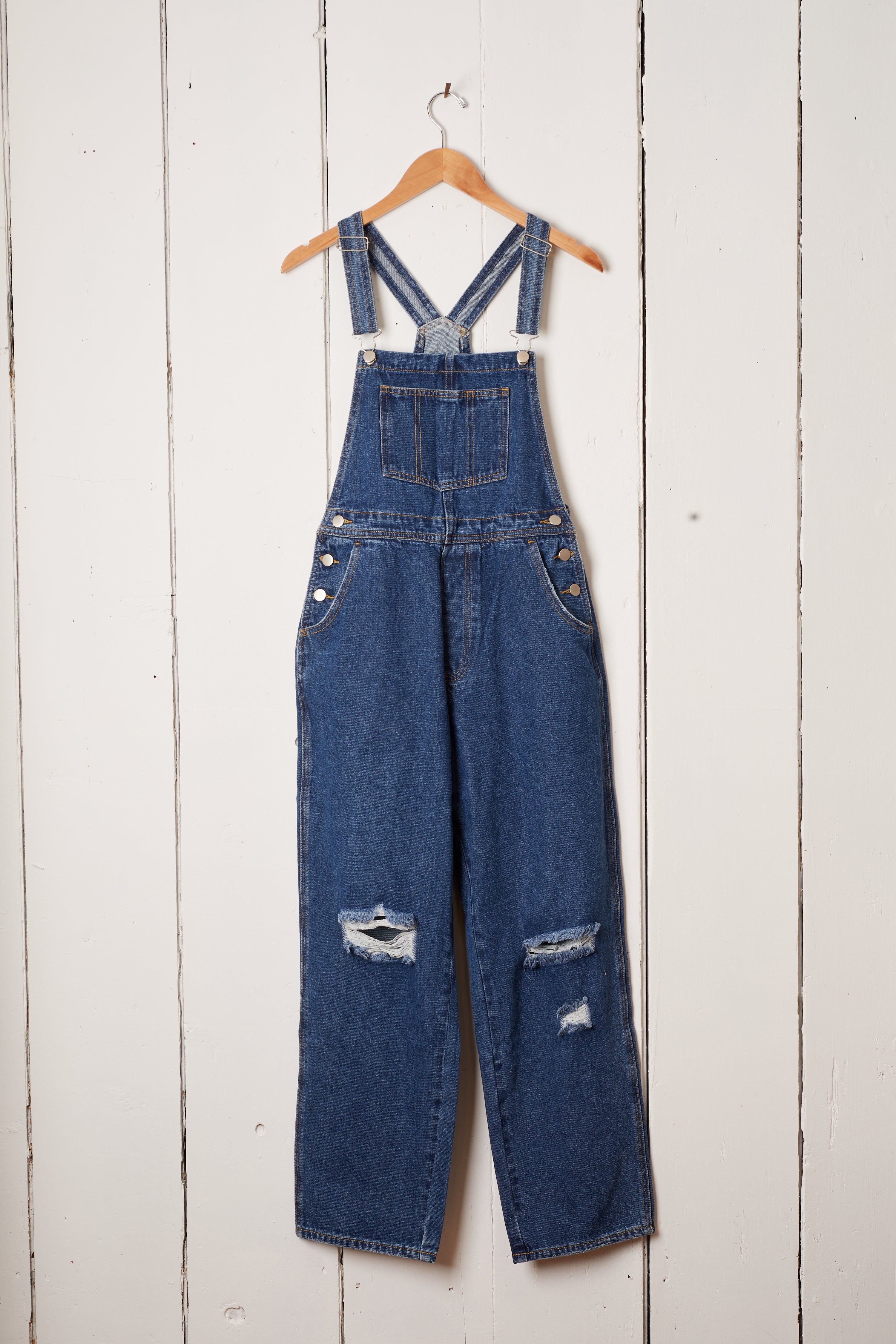 DENIM DARK BLUE OVERALLS