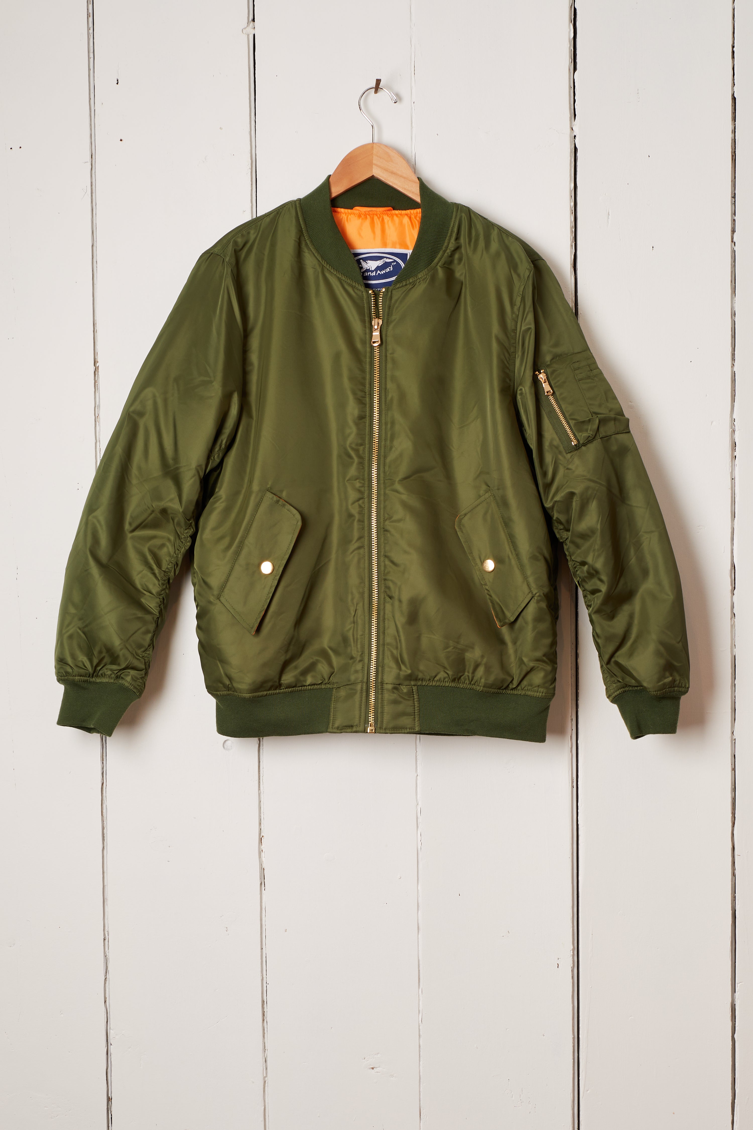 OLIVE GREEN FLIGHT JACKET - UNISEX