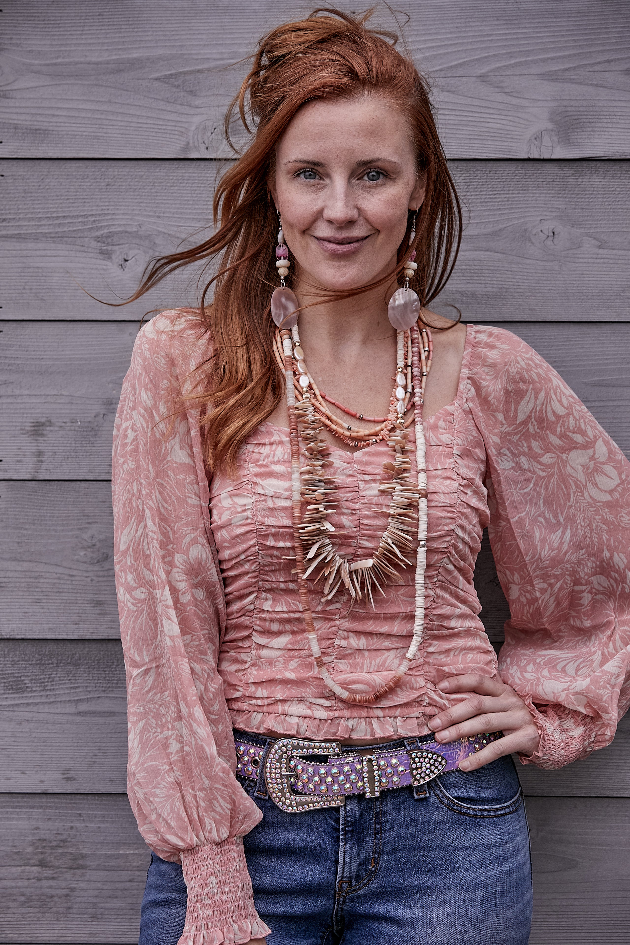 ASH BLUSH FLORAL TOP