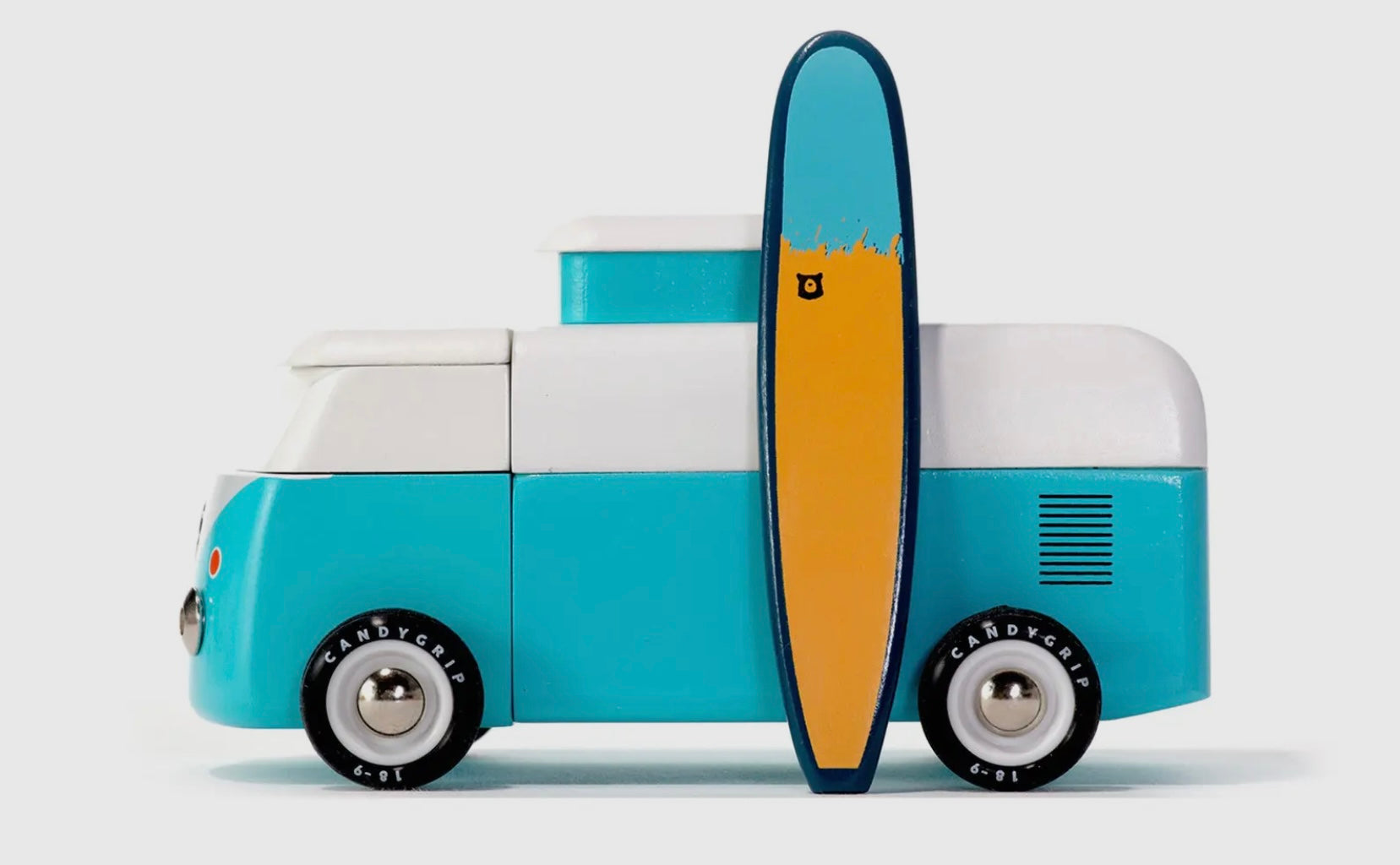 VW BEACH BUS TOY BLUE/OR