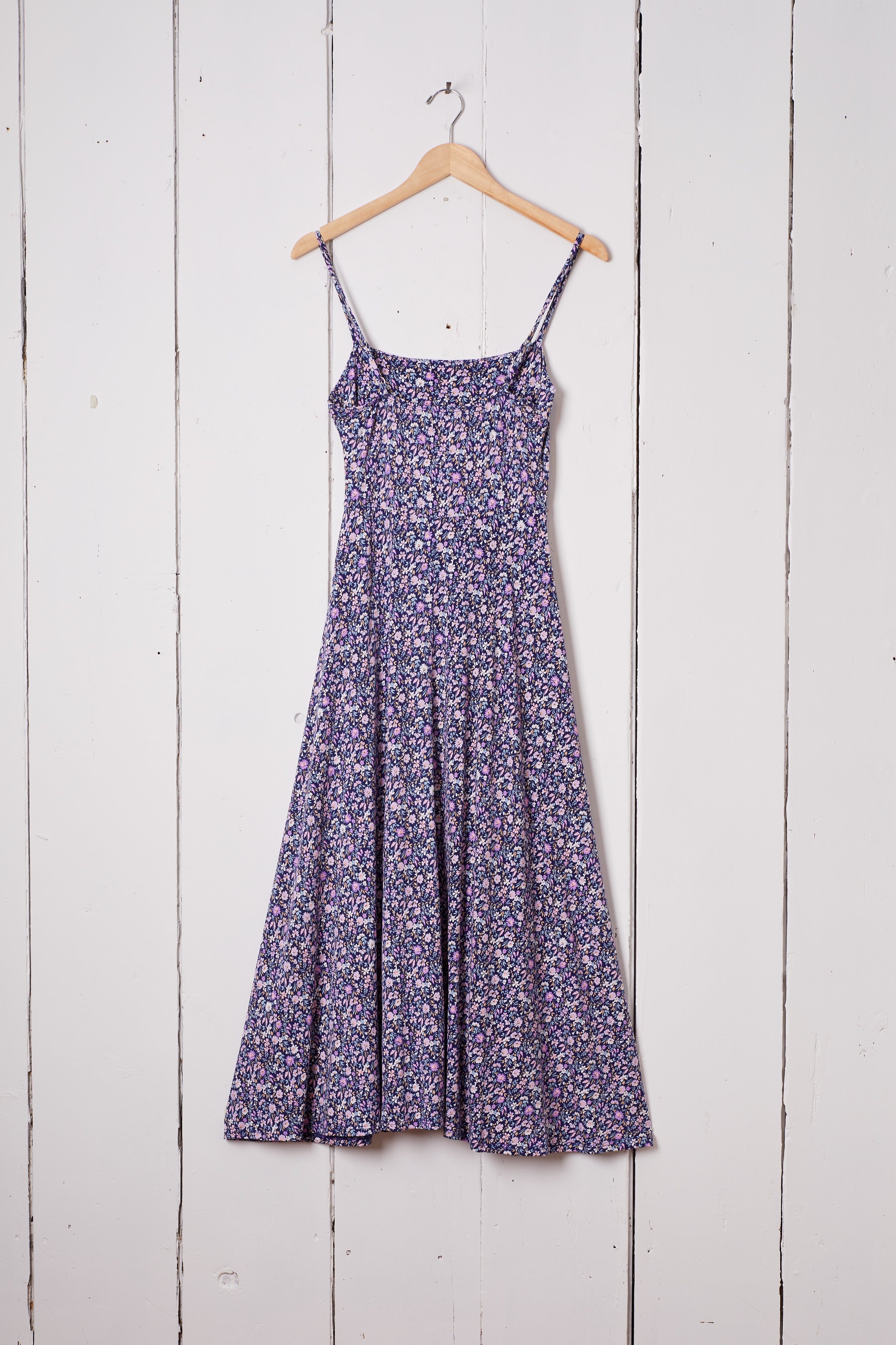 BLUE FLORAL SUMMER DRESS