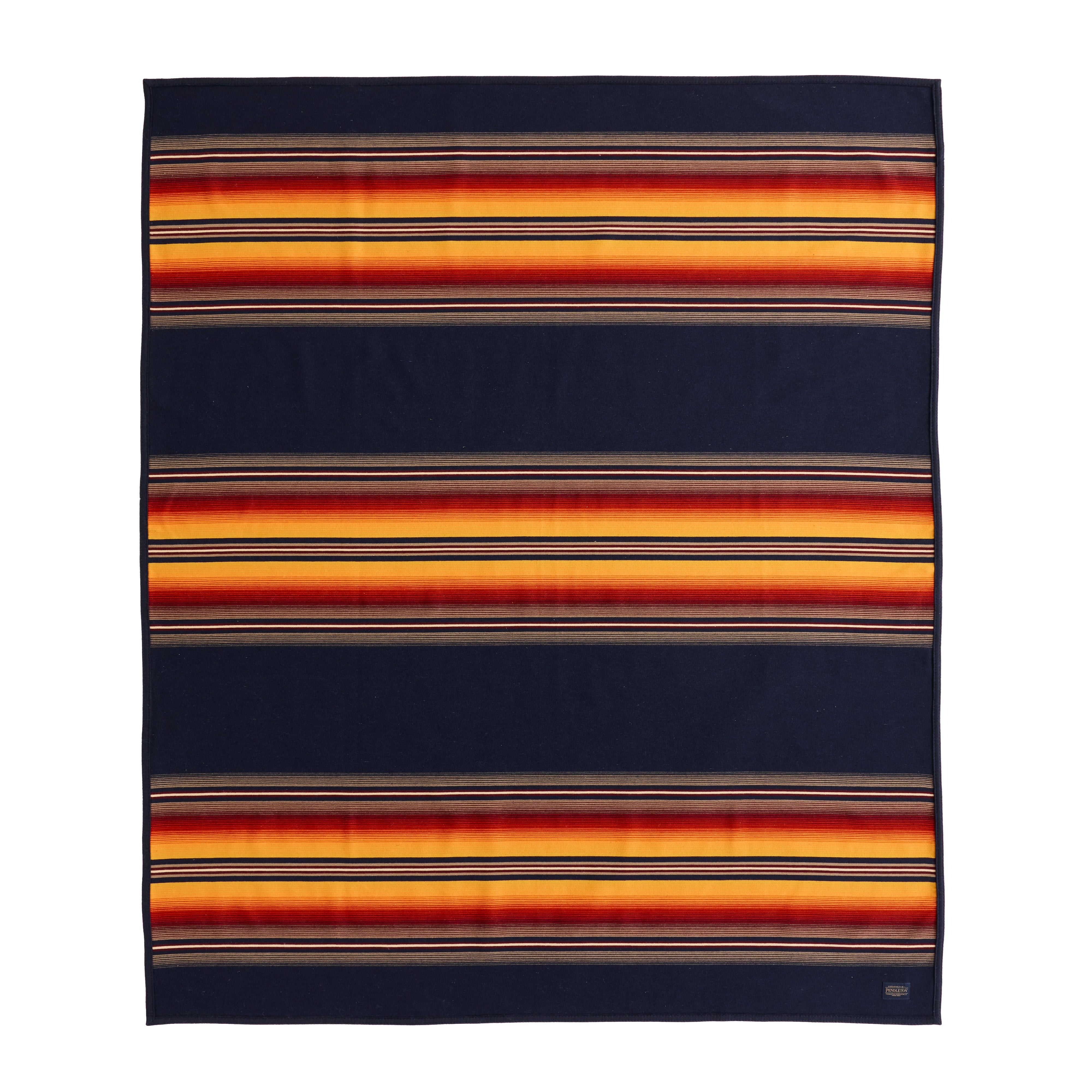 PENDLETON NAVY SERAPE BLANKET - TWIN