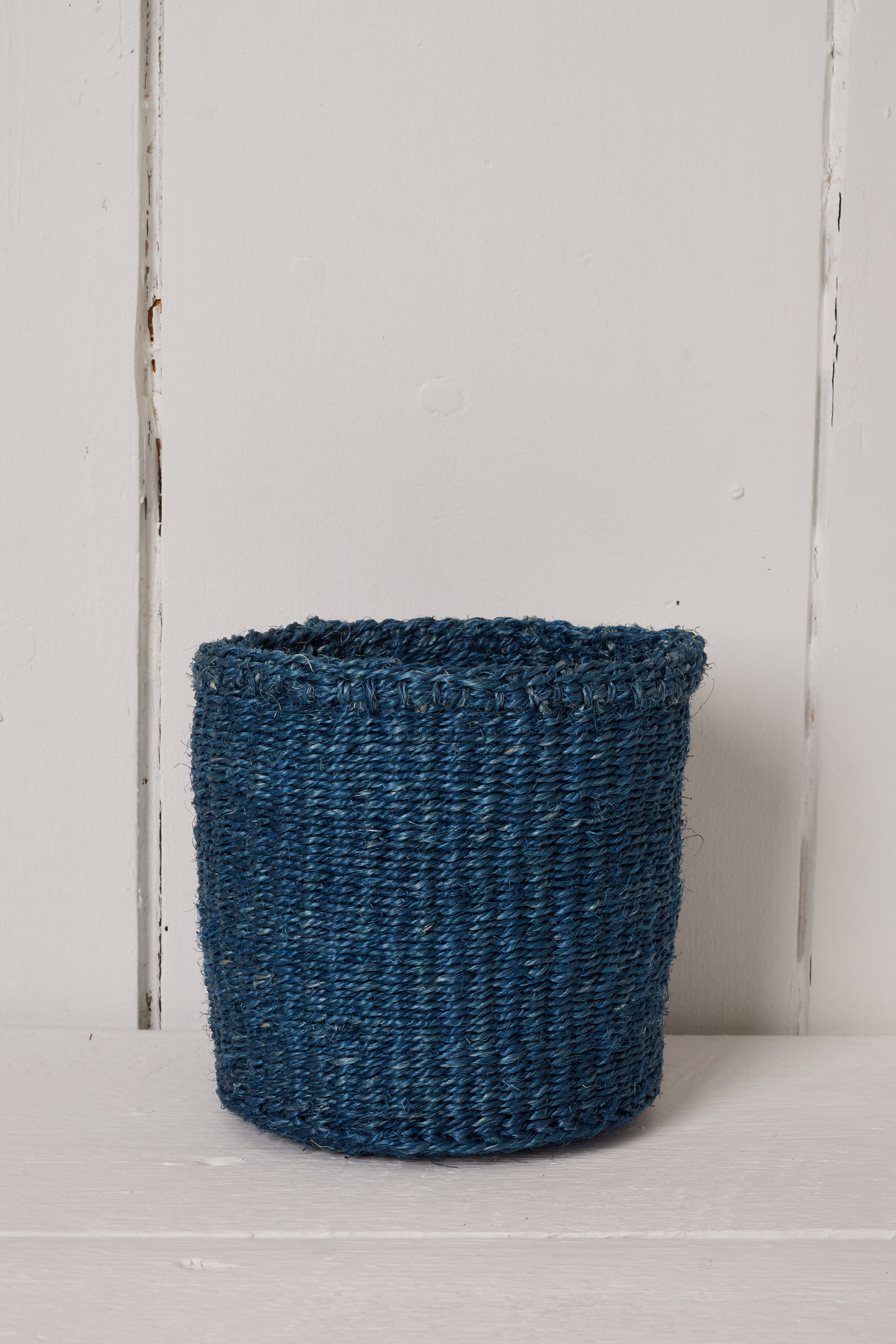 SMALL DENIM BLUE BASKET