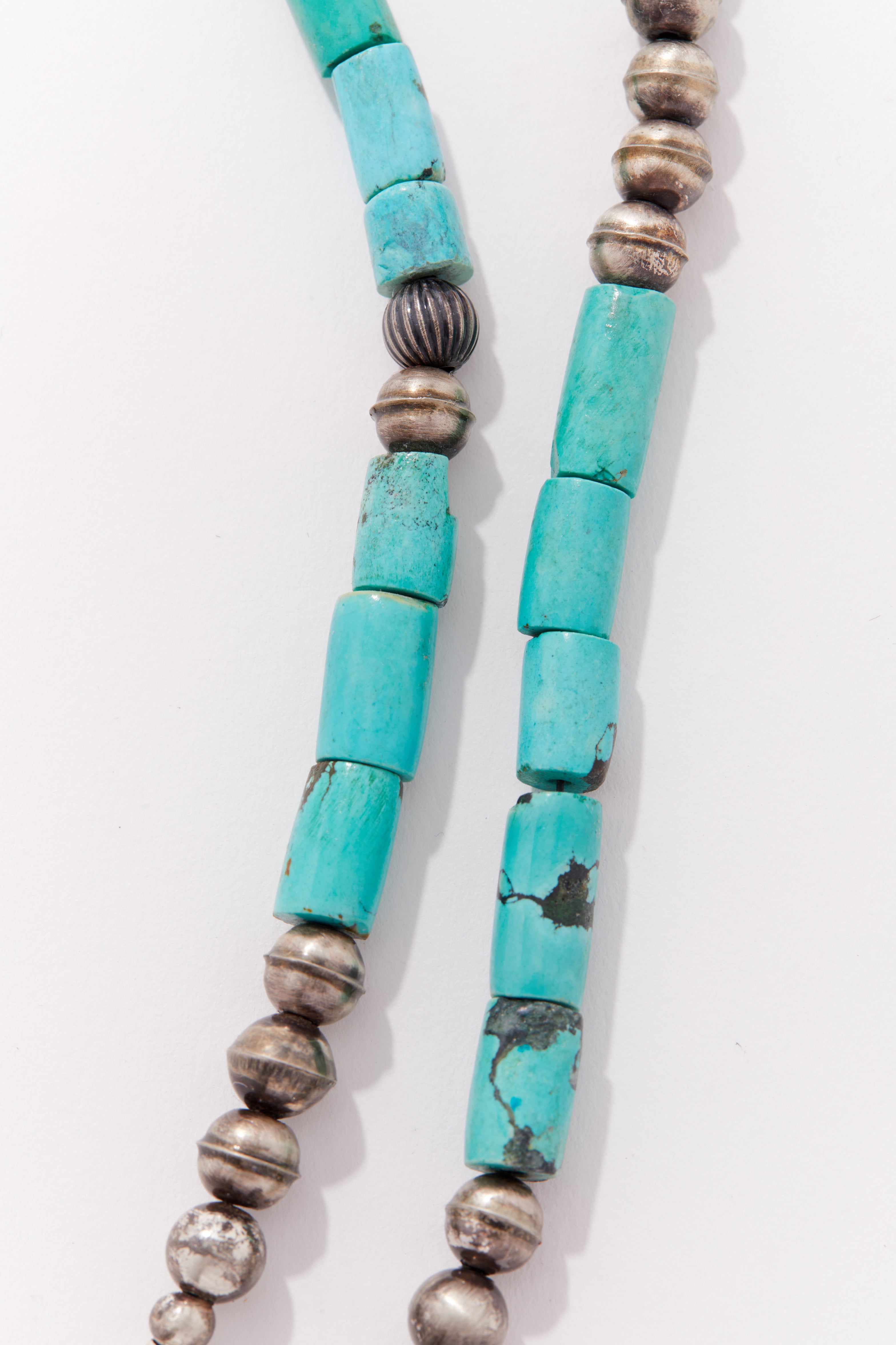 TURQUOISE CONCHO NECKLACE