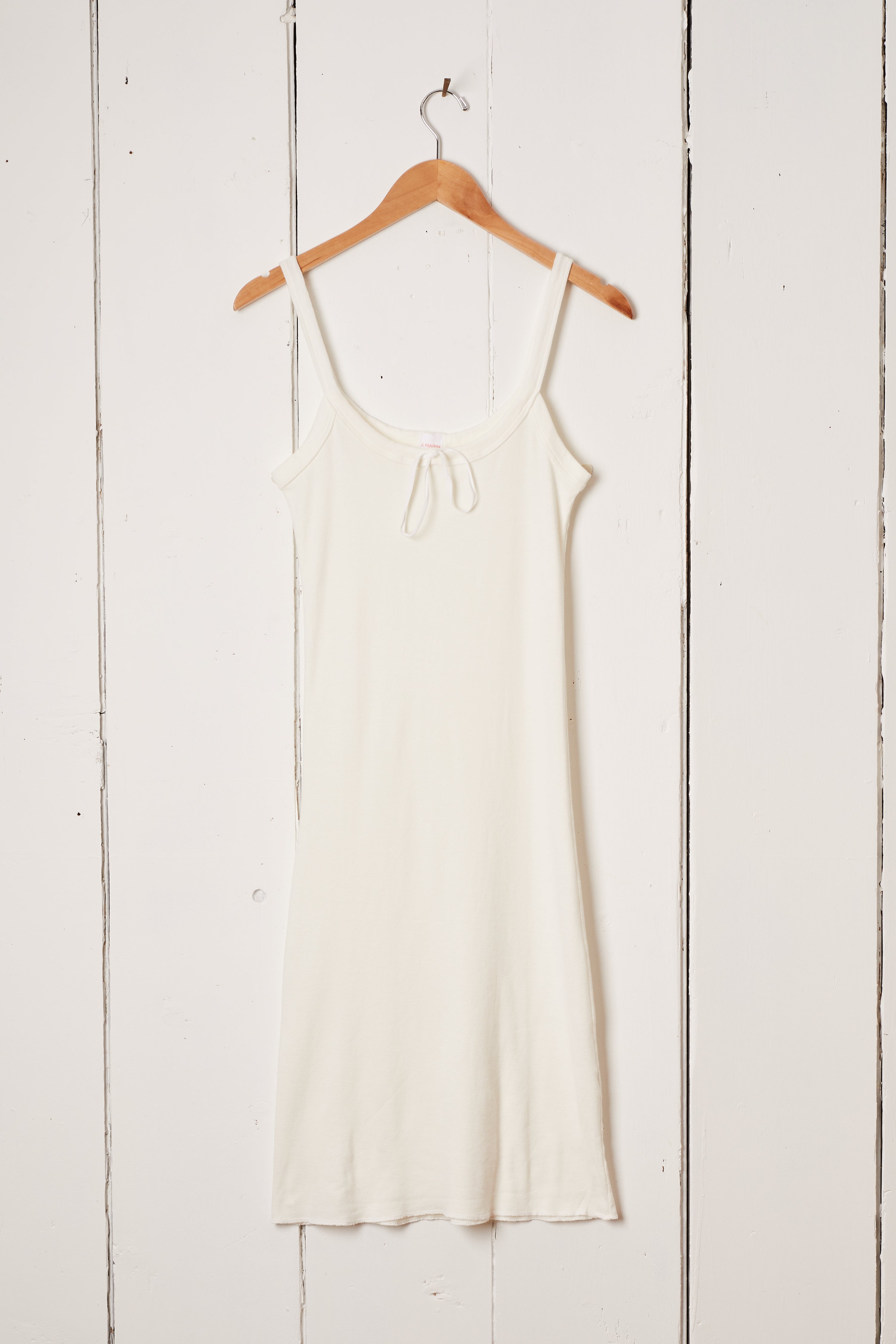 ORGANIC COTTON NATURAL CAMISOLE DRESS