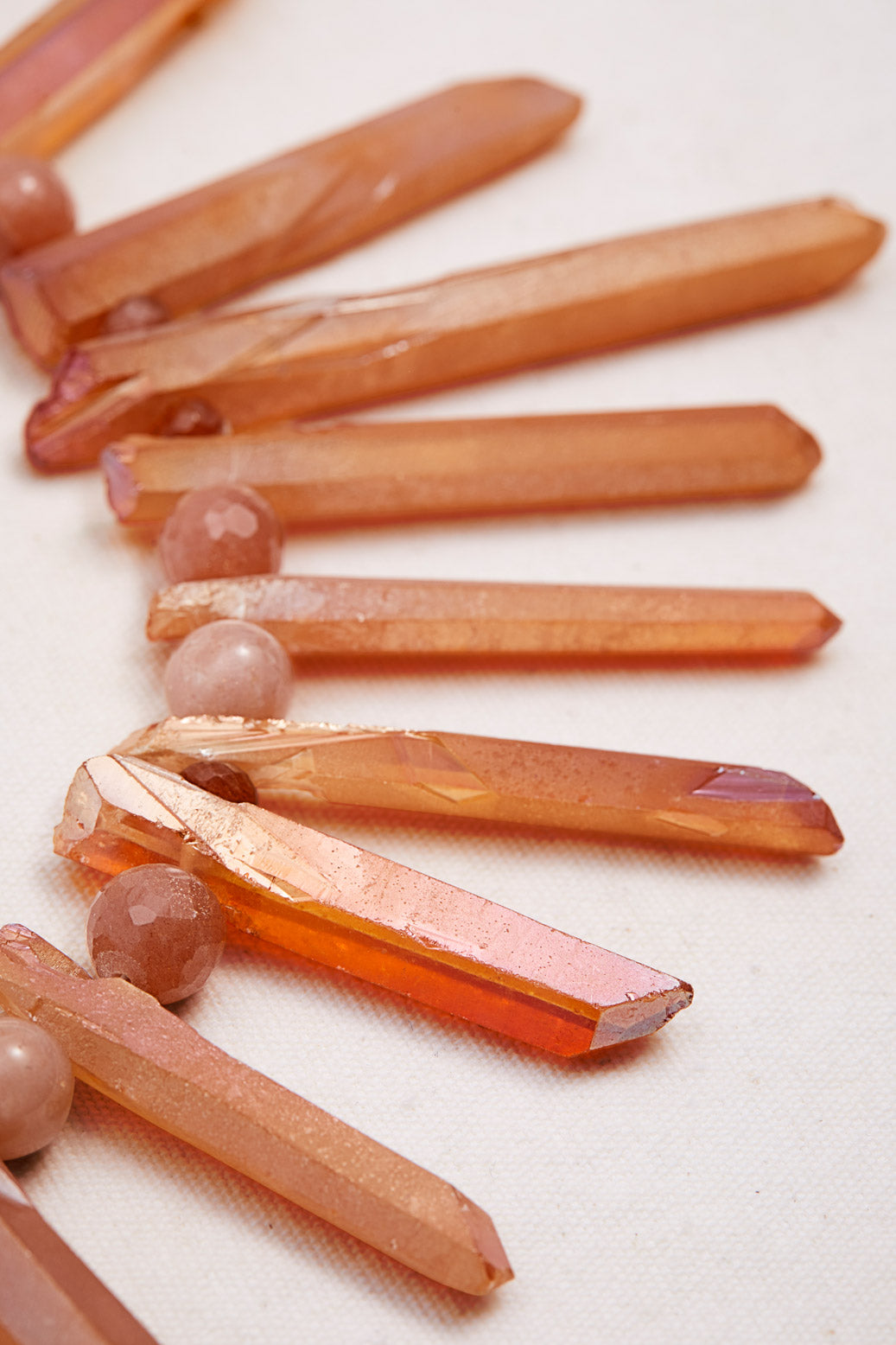 RADIANT SUN AND MOONSTONE NECKLACE
