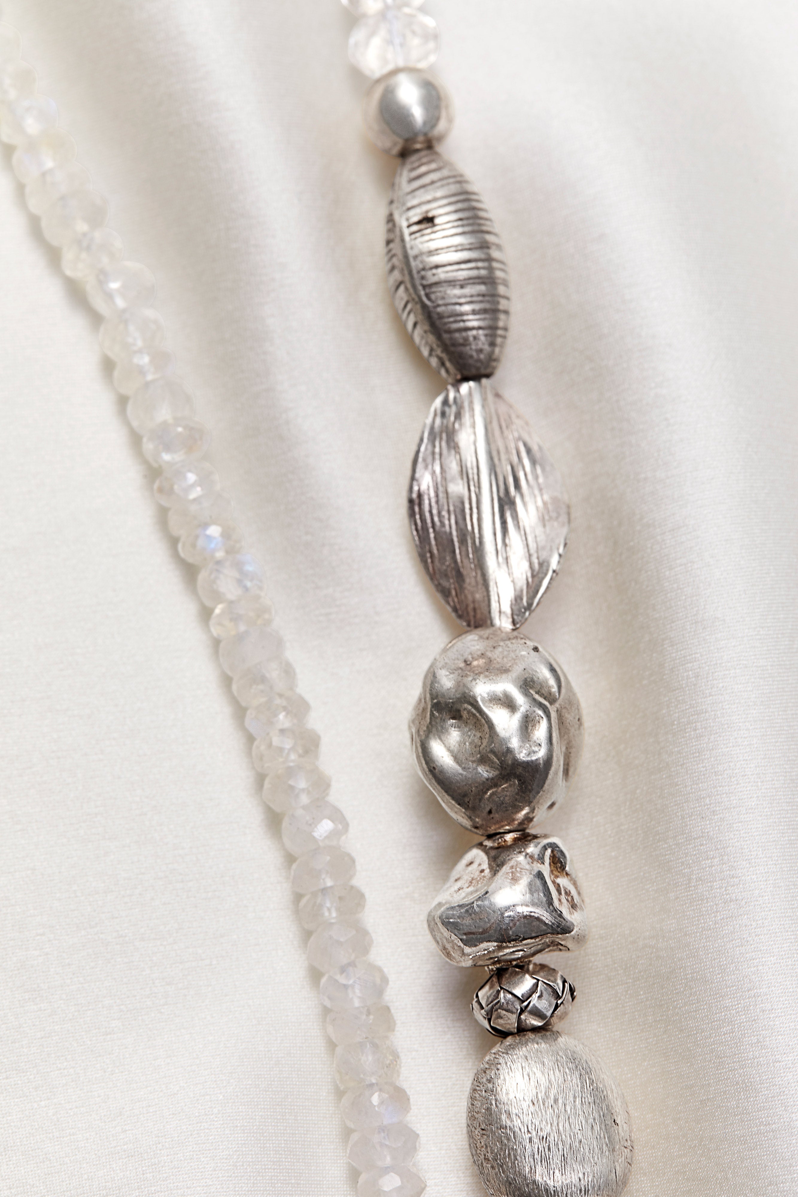 CRYSTAL QUARTZ WALK ON THE PATH NECKLACE