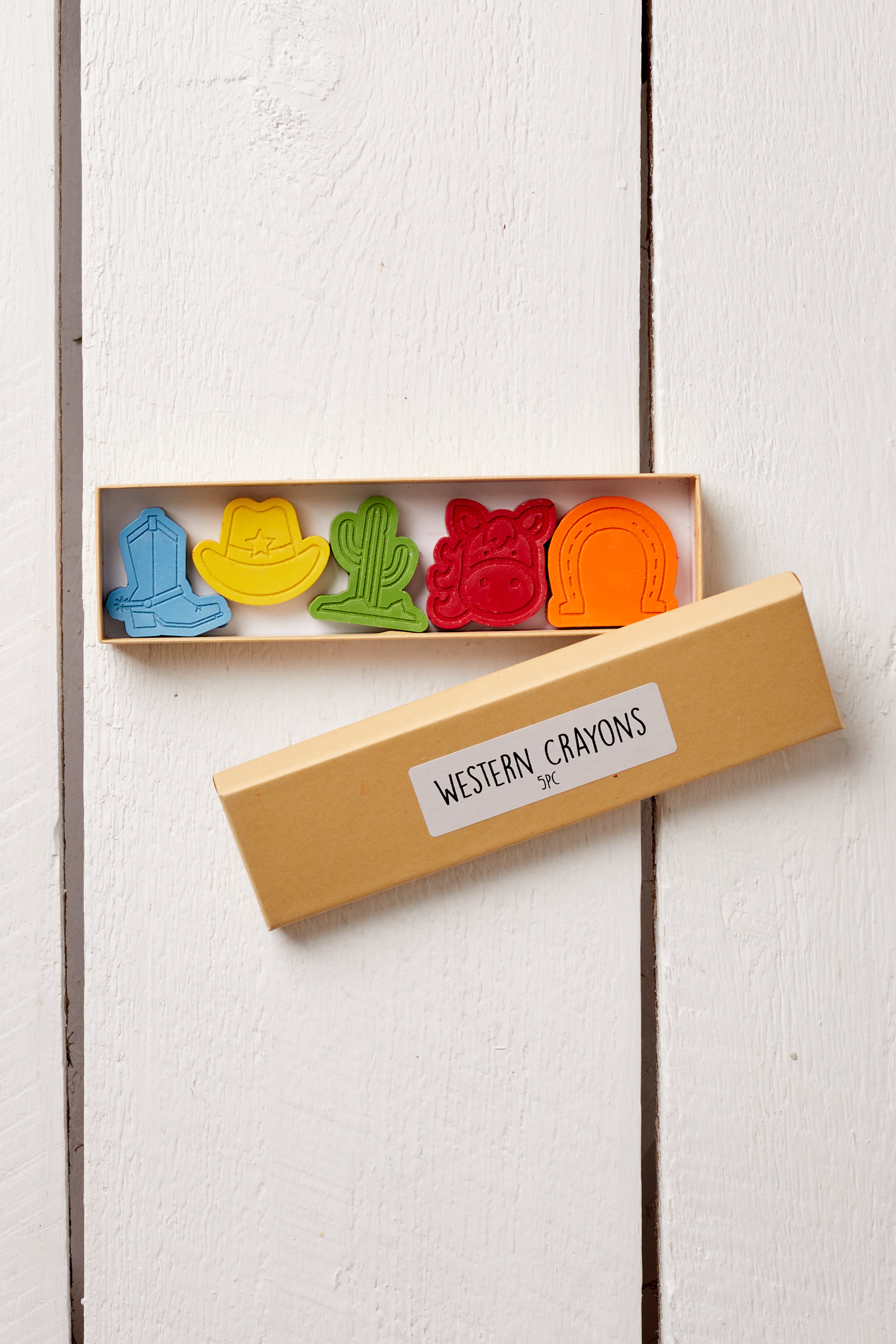 COWBOY WILD WEST CRAYON SET
