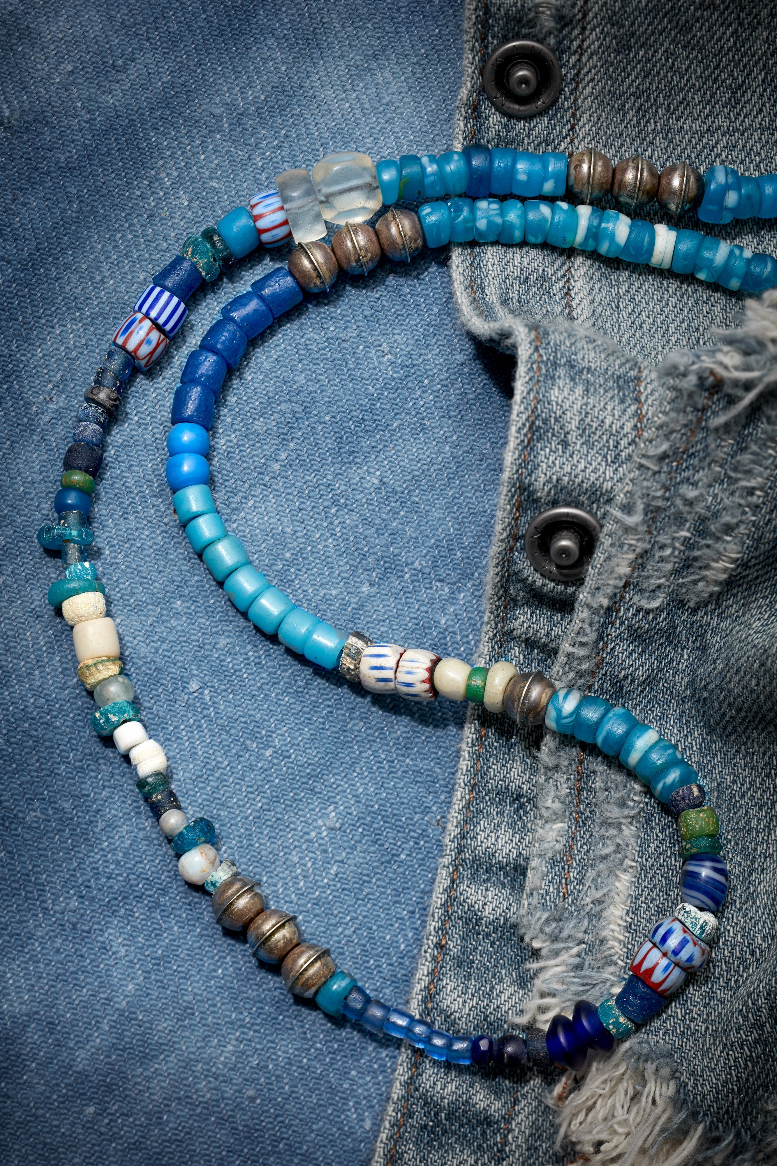 DUNGAREE BLUE NECKLACE