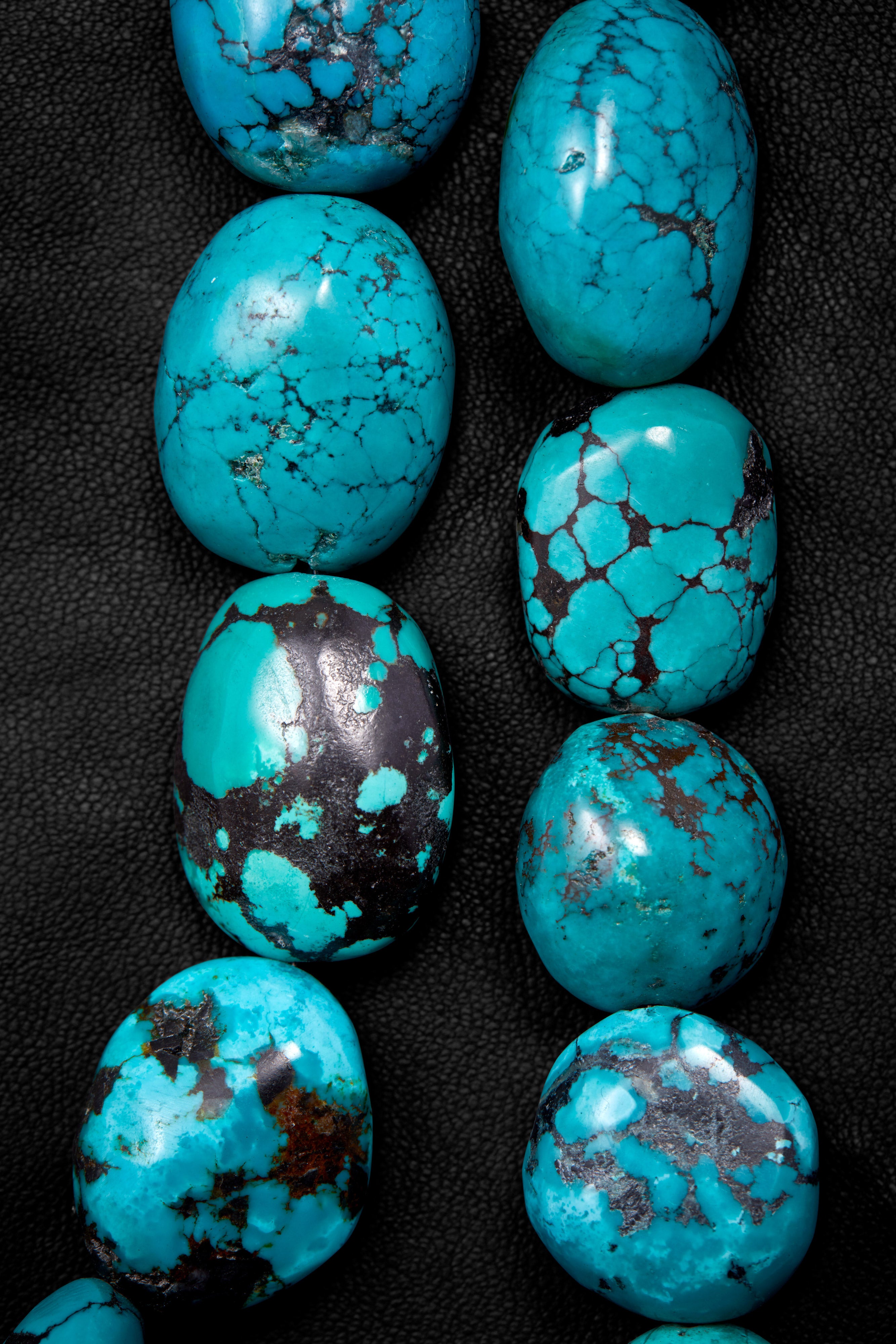 VERY LONG TURQUOISE NECKLACE